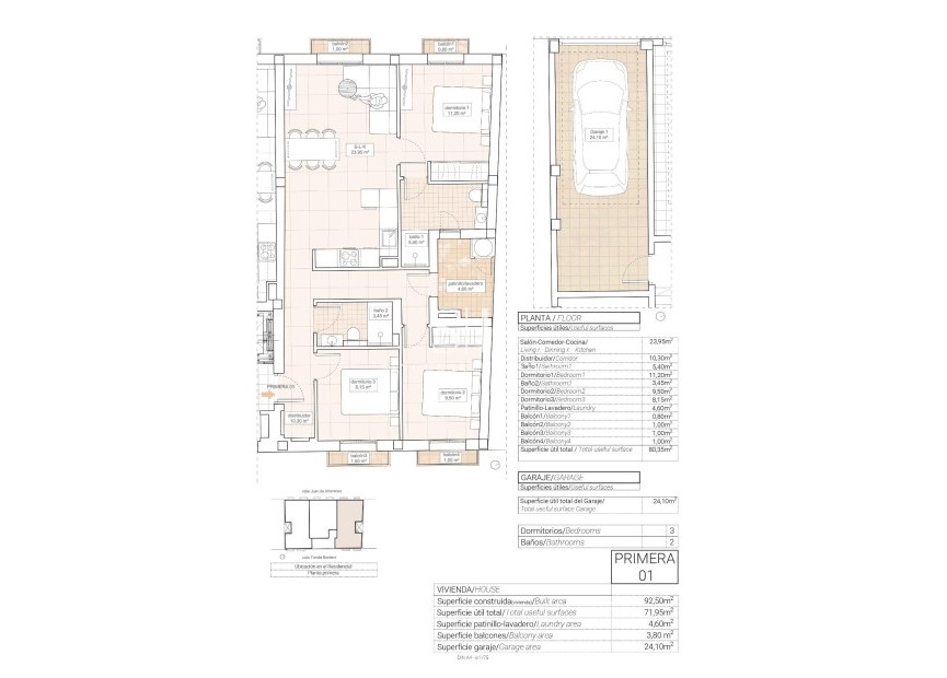 Новое здание - Квартира / квартира - Hondón de las Nieves - Pueblo