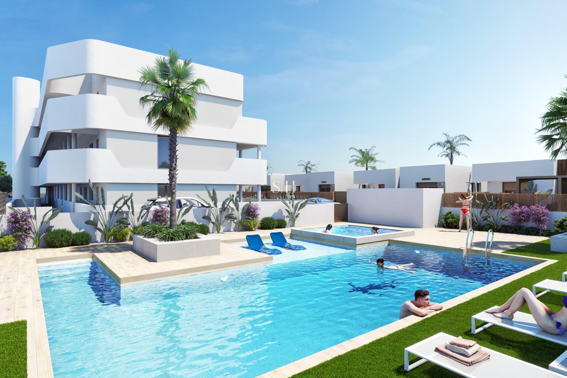 Новое здание - Квартира / квартира - Los Alcázares - Serena Golf
