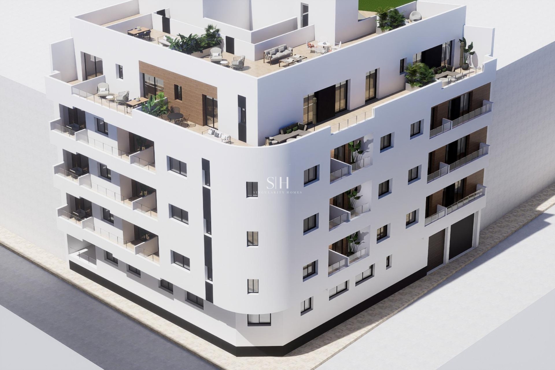 Новое здание - Квартира / квартира - Torrevieja - pueblo