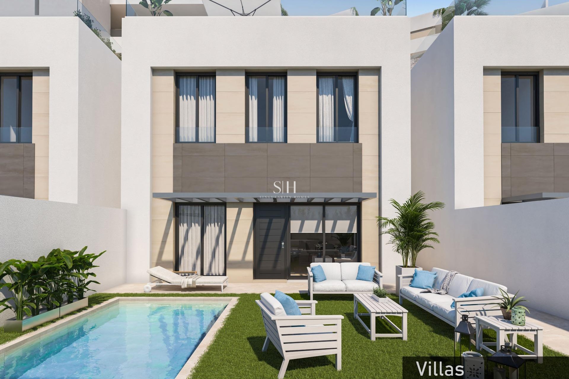 Новое здание - Villa - Aguilas - Playa del Hornillo