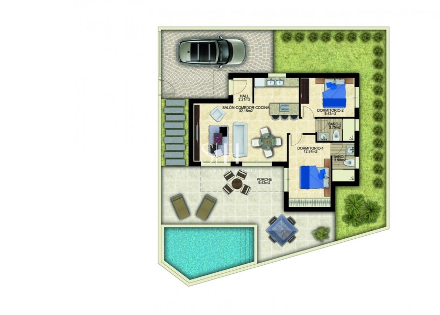 Новое здание - Villa - Benijofar - Polideportivo