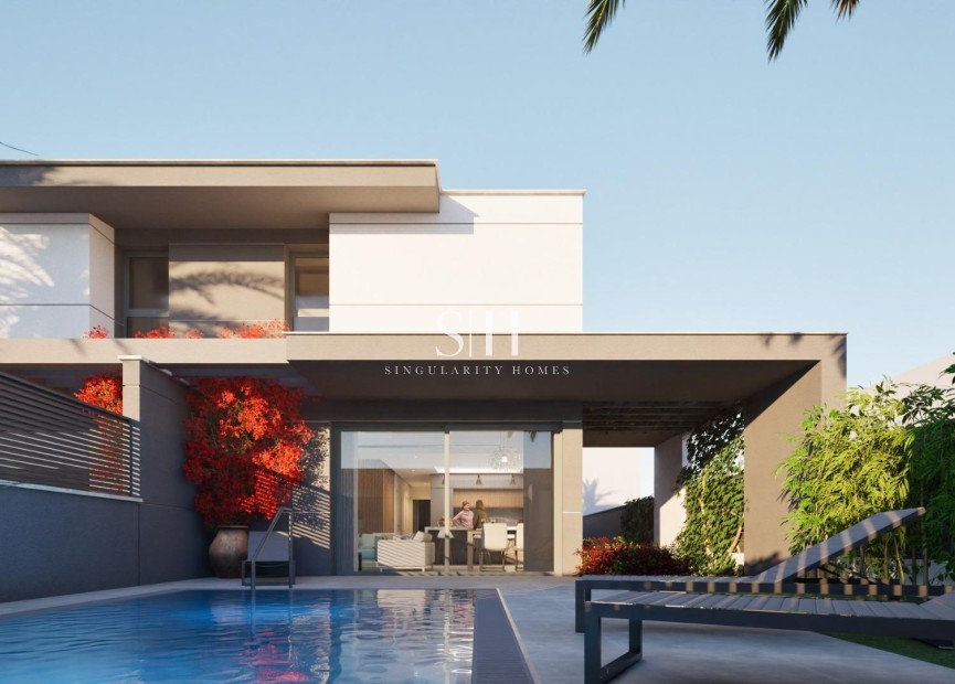 Новое здание - Villa - Los Nietos - Los Nietos playa