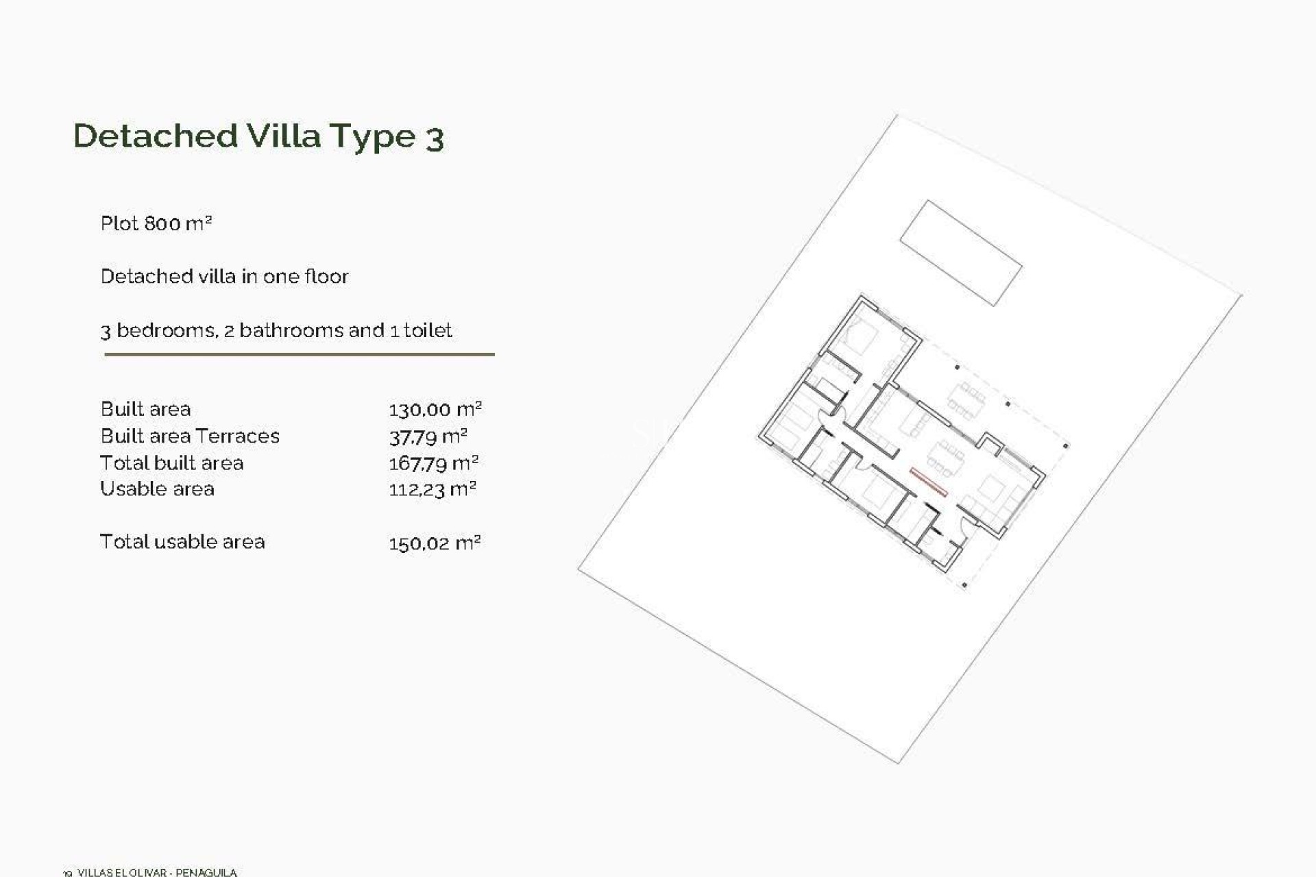 Новое здание - Villa - Penaguila - El Olivar
