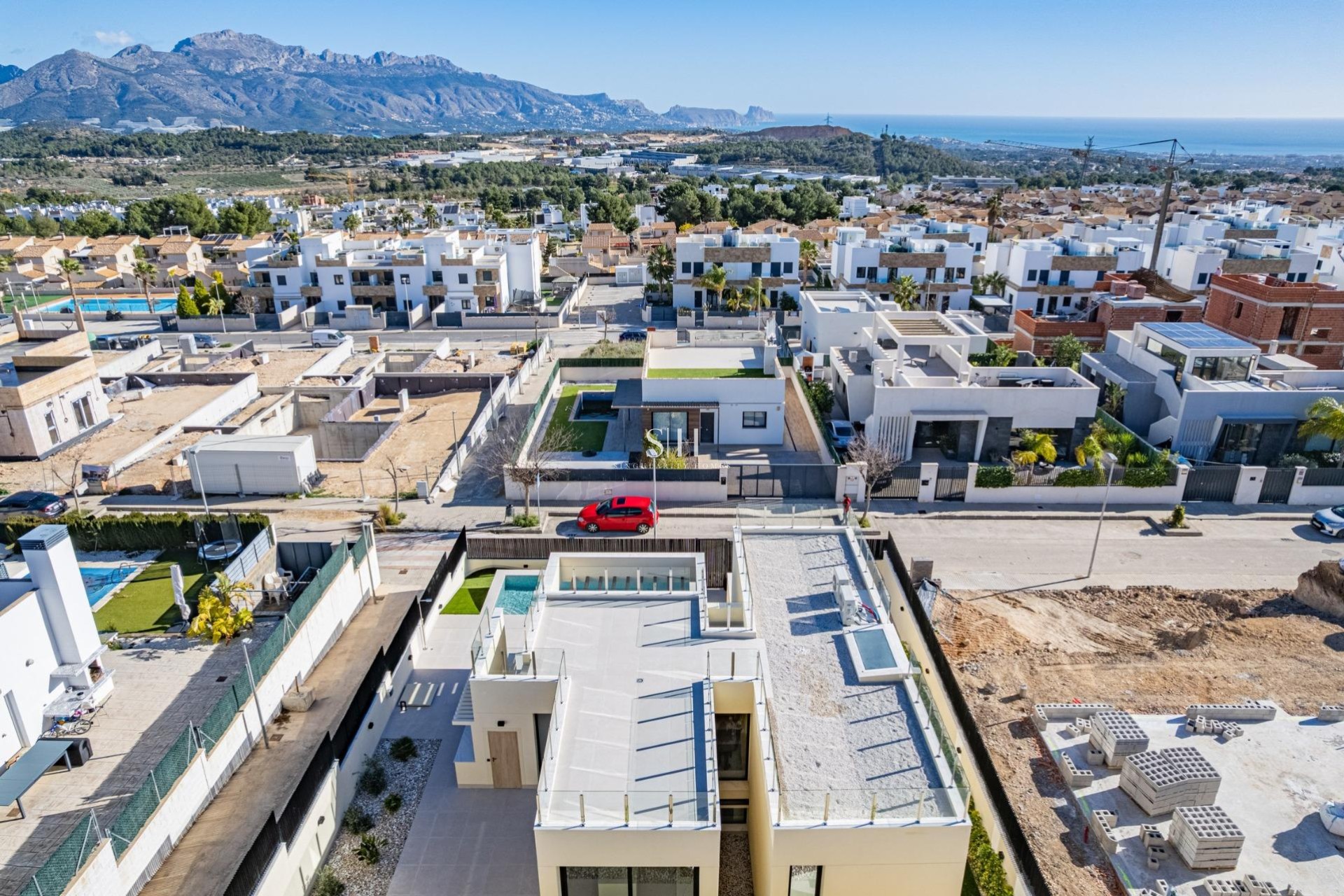 Новое здание - Villa - Polop - La Alberca