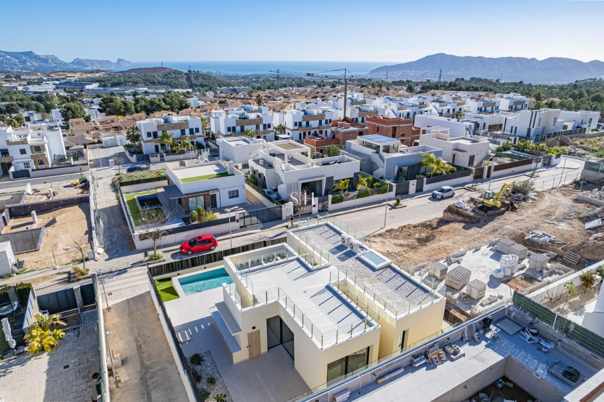 Новое здание - Villa - Polop - La Alberca