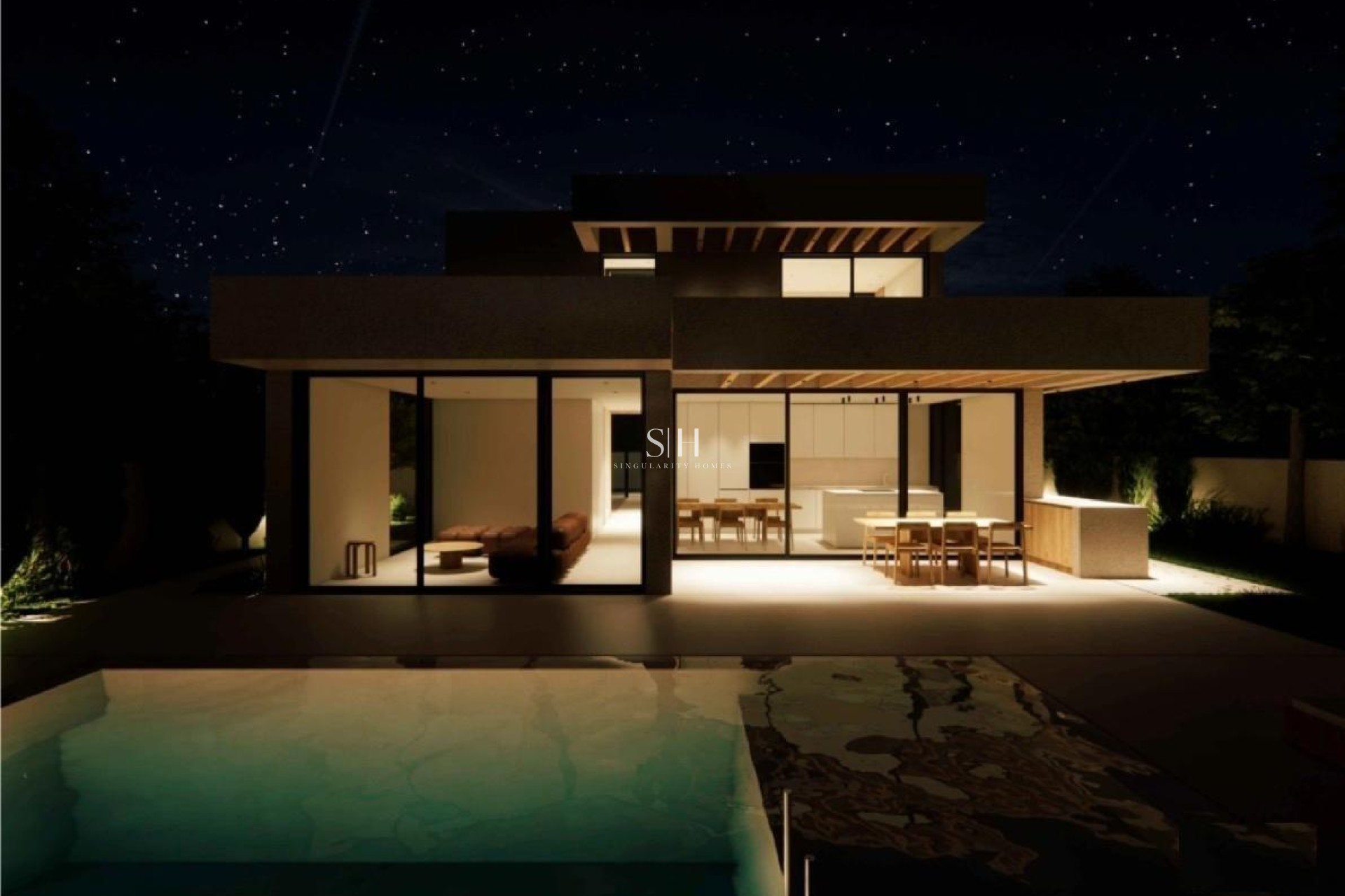 Новое здание - Villa - Polop - La Alberca