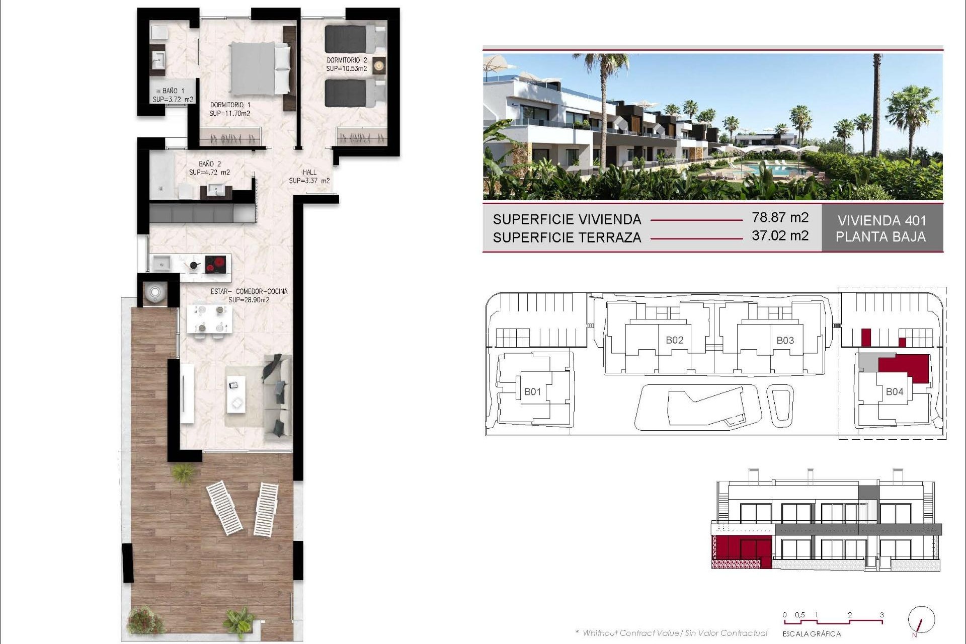 Nowy budynek - Bungalow - Rojales - Lo Marabú