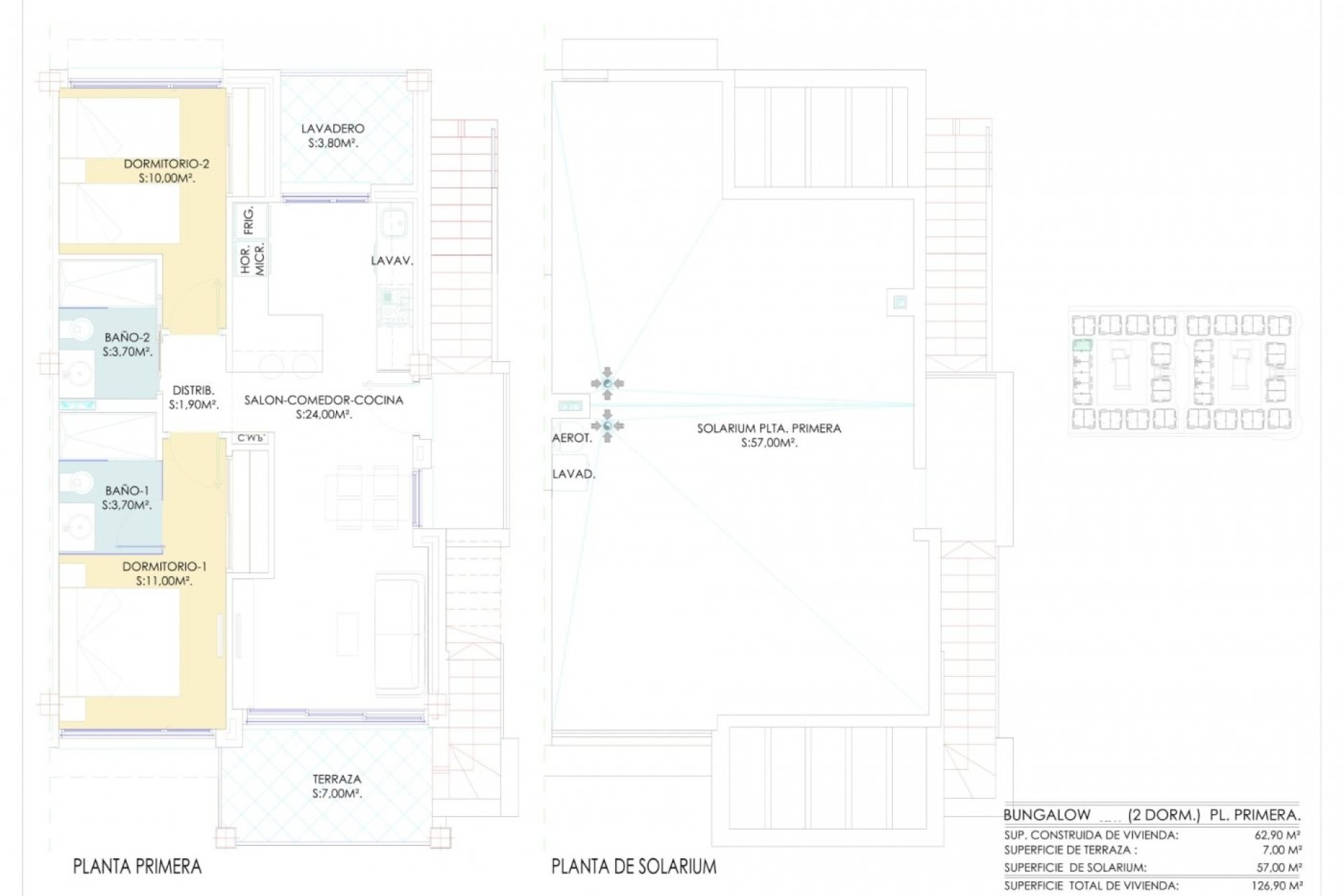 Nowy budynek - Bungalow - Torrevieja - Los balcones