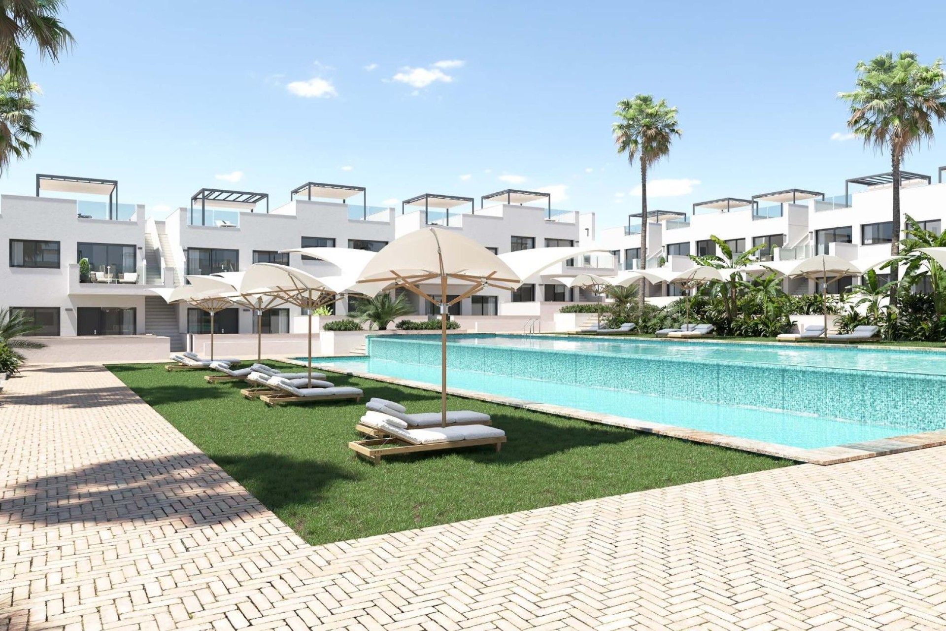 Nowy budynek - Bungalow - Torrevieja - Los balcones