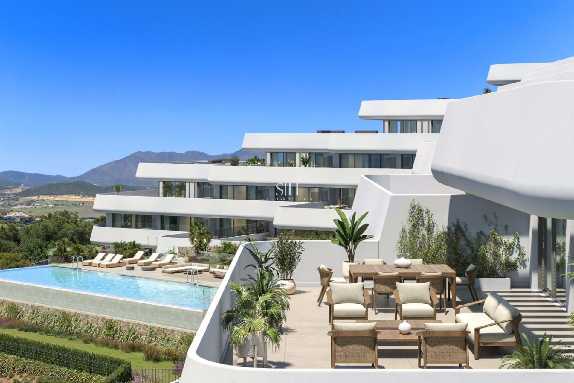 Nowy budynek - Mieszkanie w bloku - Casares - Casares Golf