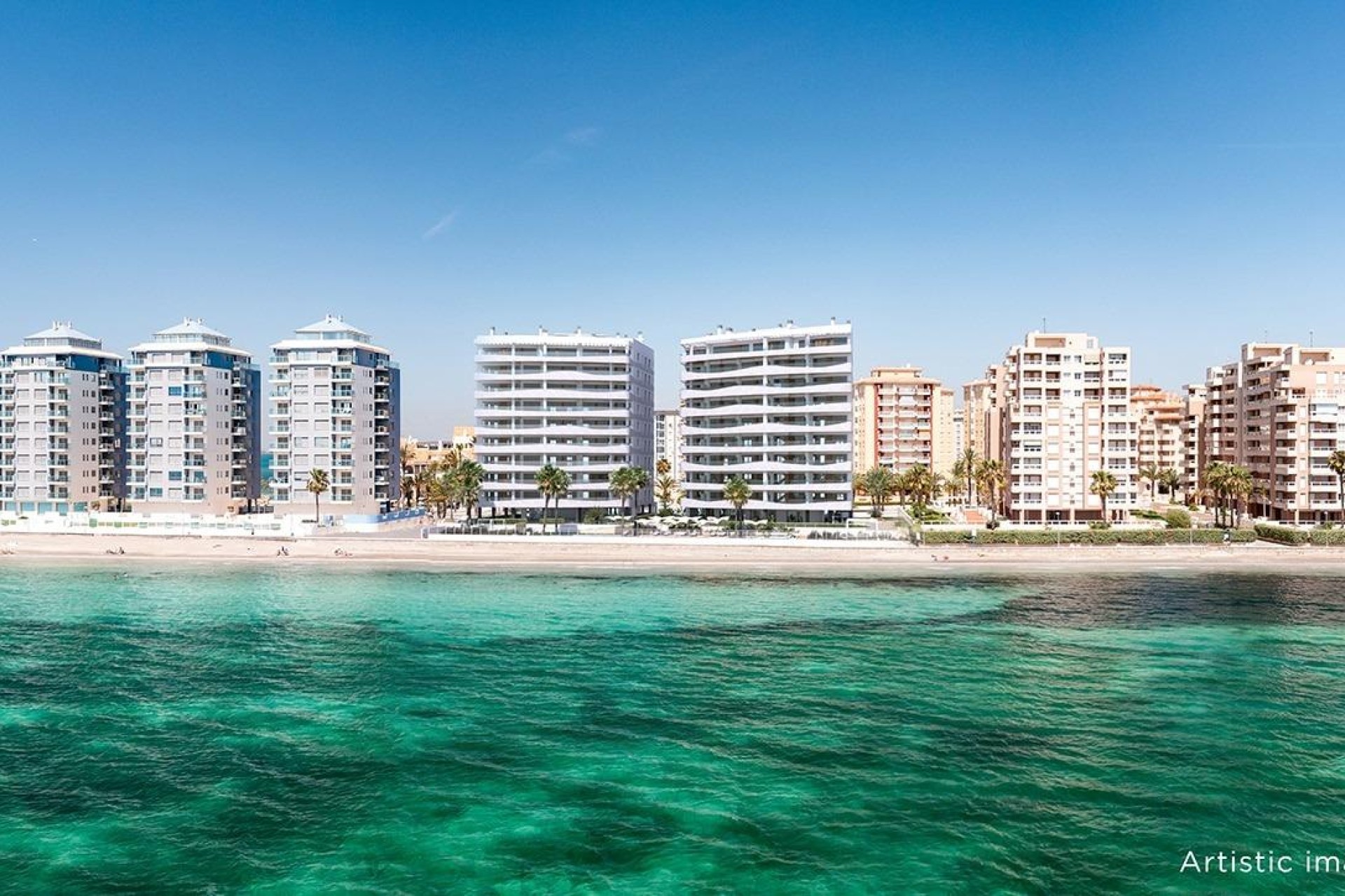 Nowy budynek - Mieszkanie w bloku - La Manga del Mar Menor - Veneziola