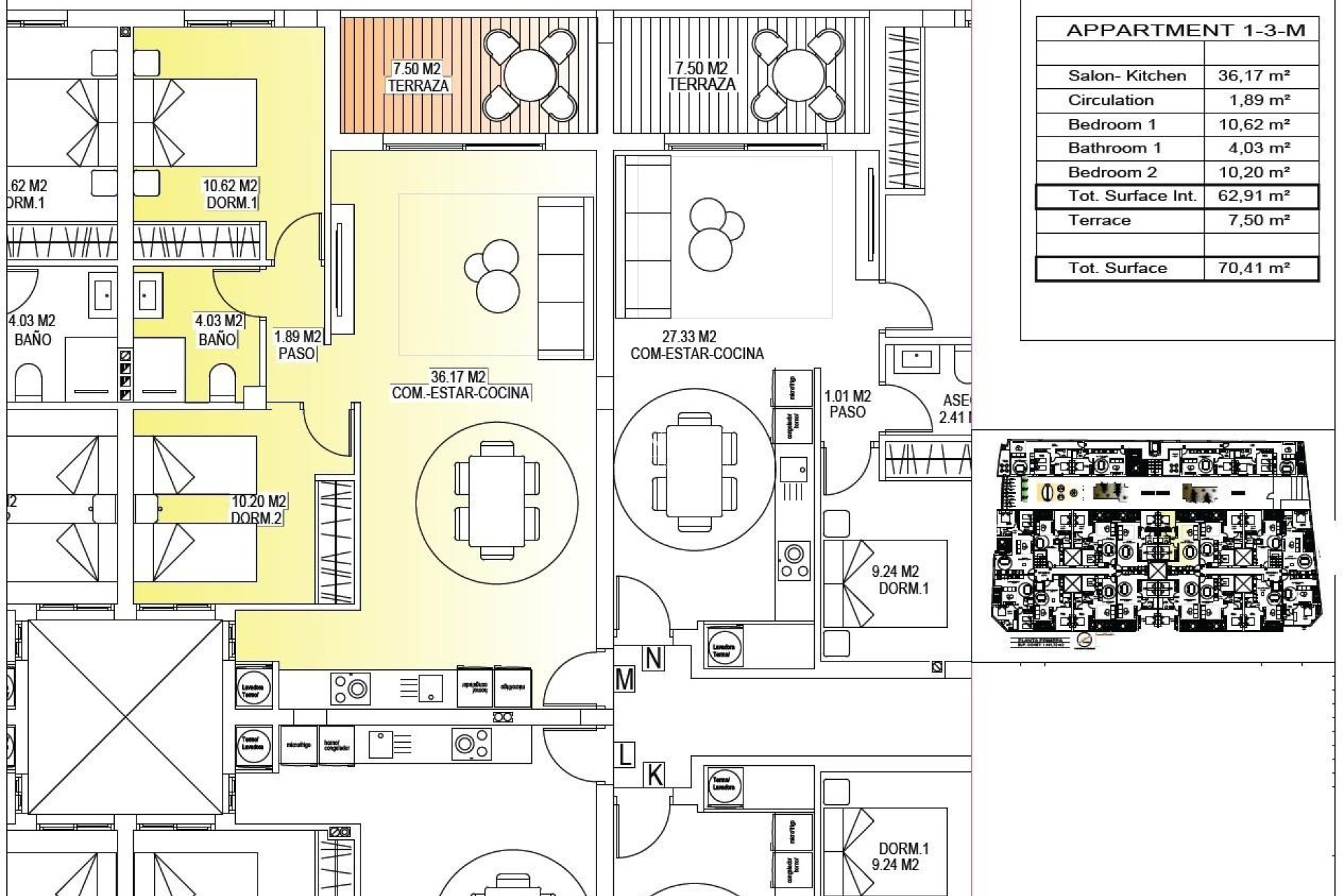 Nowy budynek - Mieszkanie w bloku - San Miguel de Salinas - Pueblo