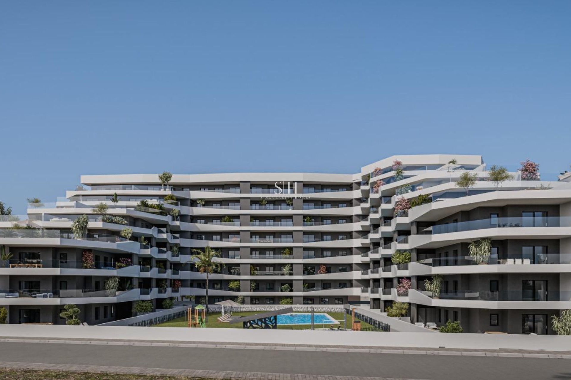Nowy budynek - Mieszkanie w bloku - San Miguel de Salinas - Pueblo