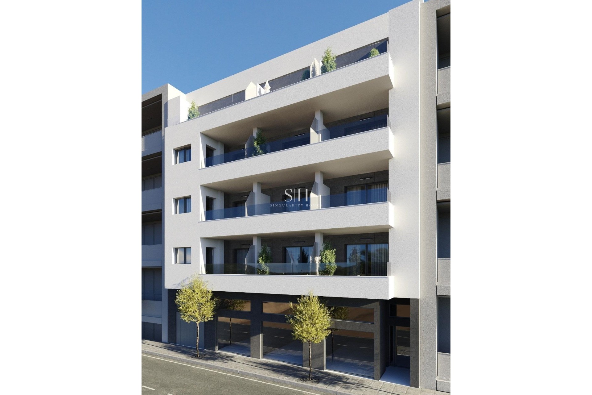 Nowy budynek - Mieszkanie w bloku - Torrevieja - Centro