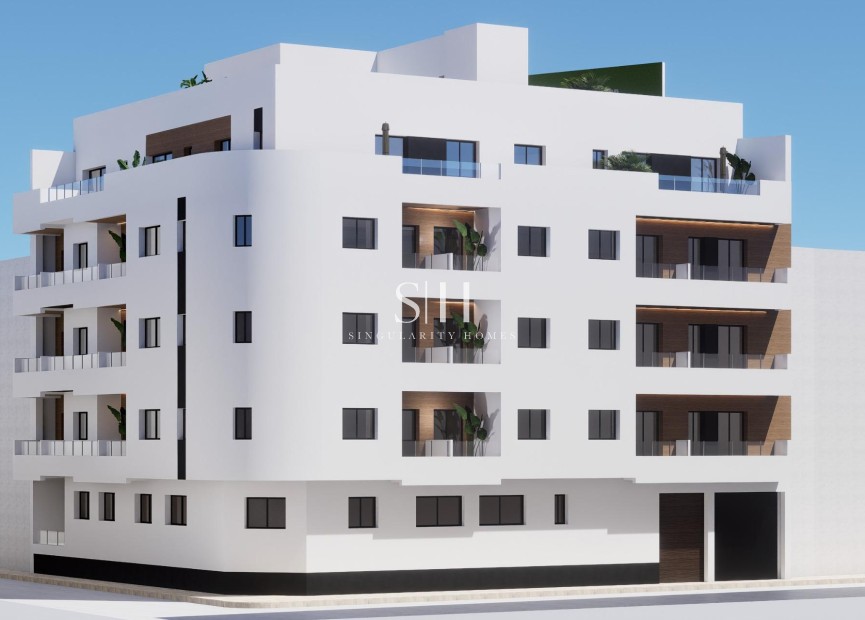 Nowy budynek - Mieszkanie w bloku - Torrevieja - pueblo