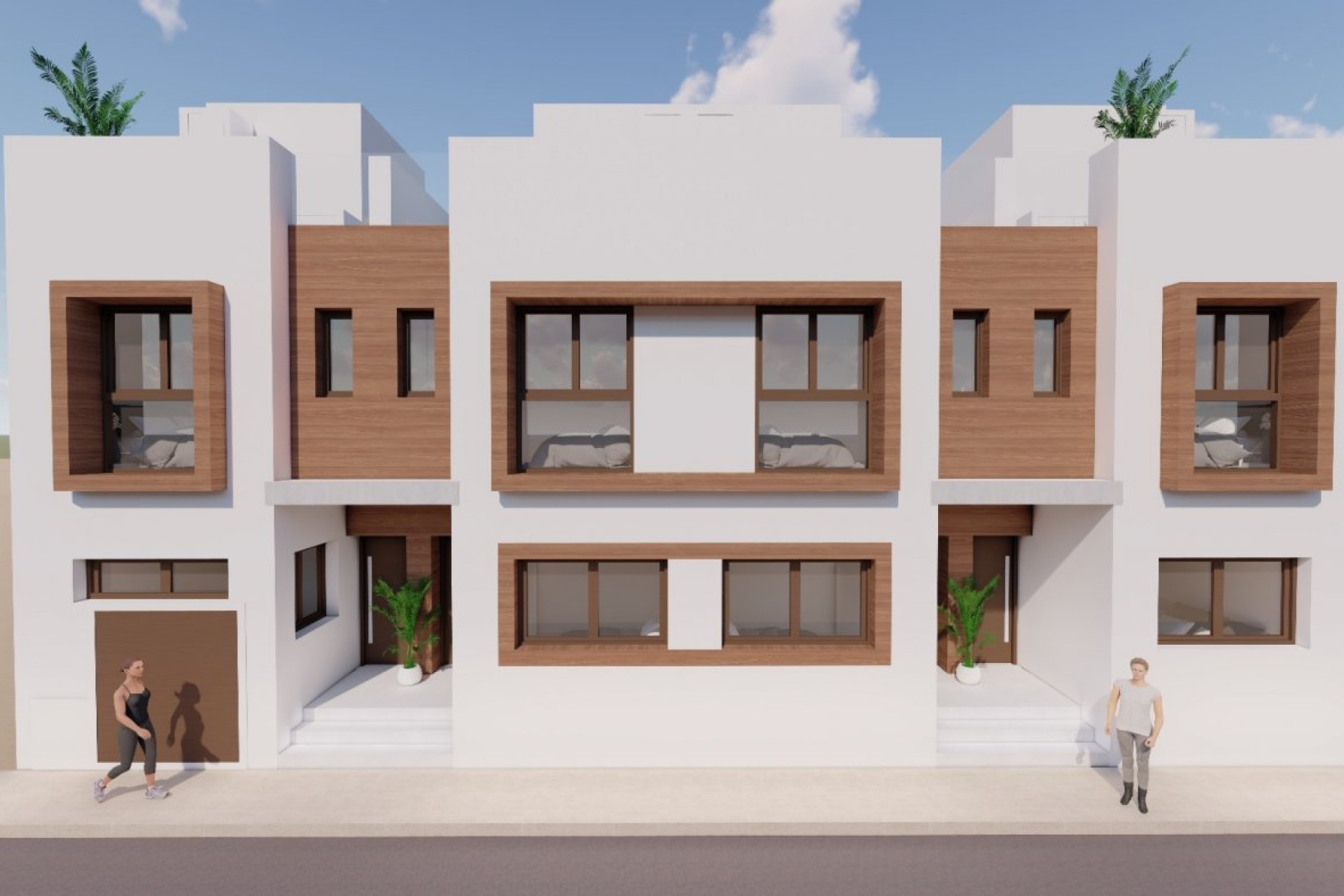 Nowy budynek - Town House - San Javier - pueblo