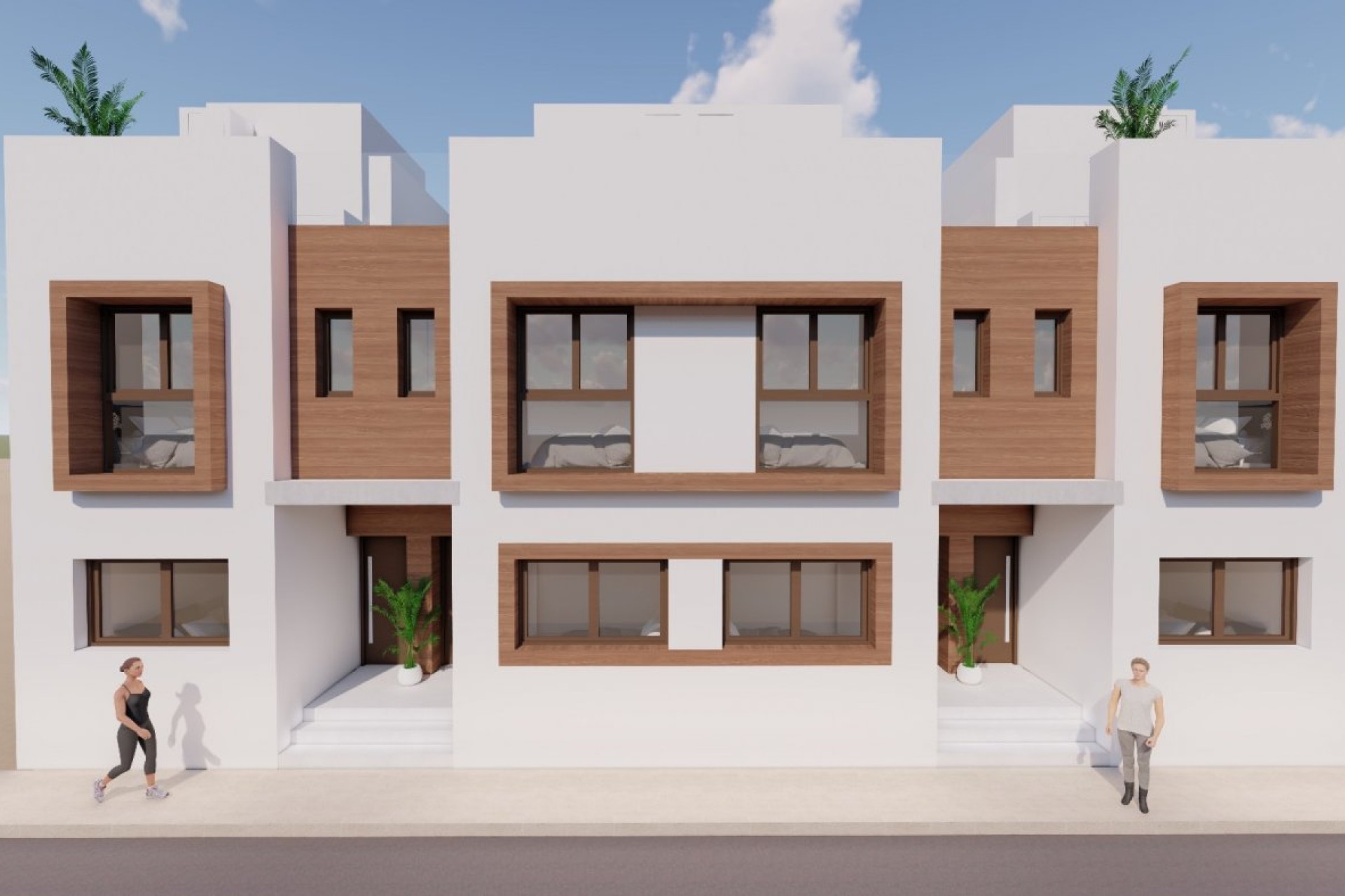 Nowy budynek - Town House - San Javier - pueblo