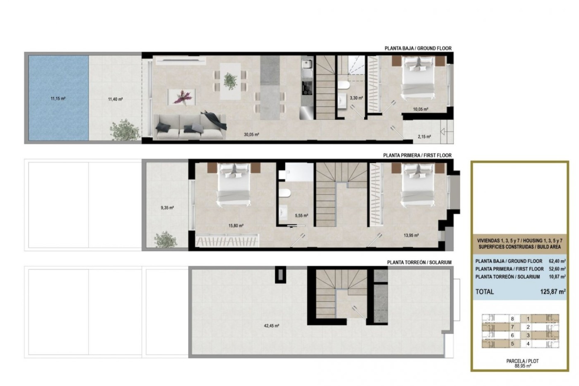 Nowy budynek - Town House - San Javier - pueblo