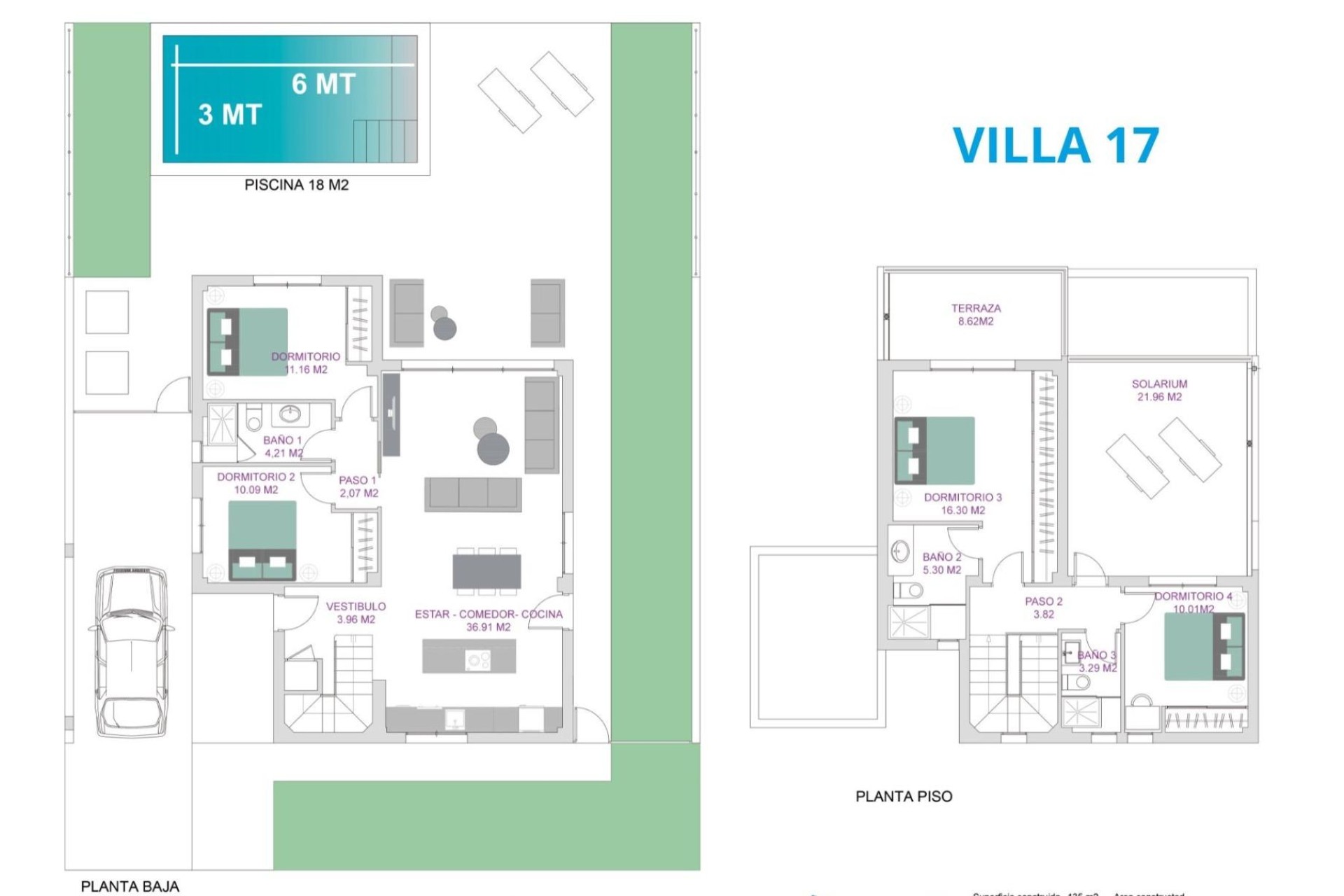 Nowy budynek - Villa - San Javier - Roda Golf