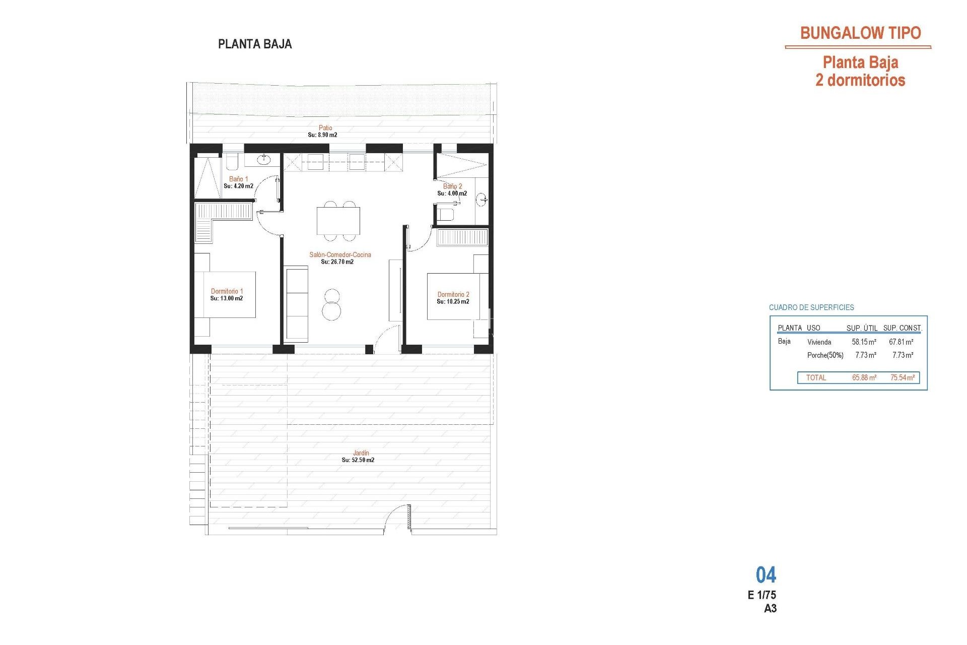 Nybyggnation - Bungalow - Alhama De Murcia - Condado De Alhama