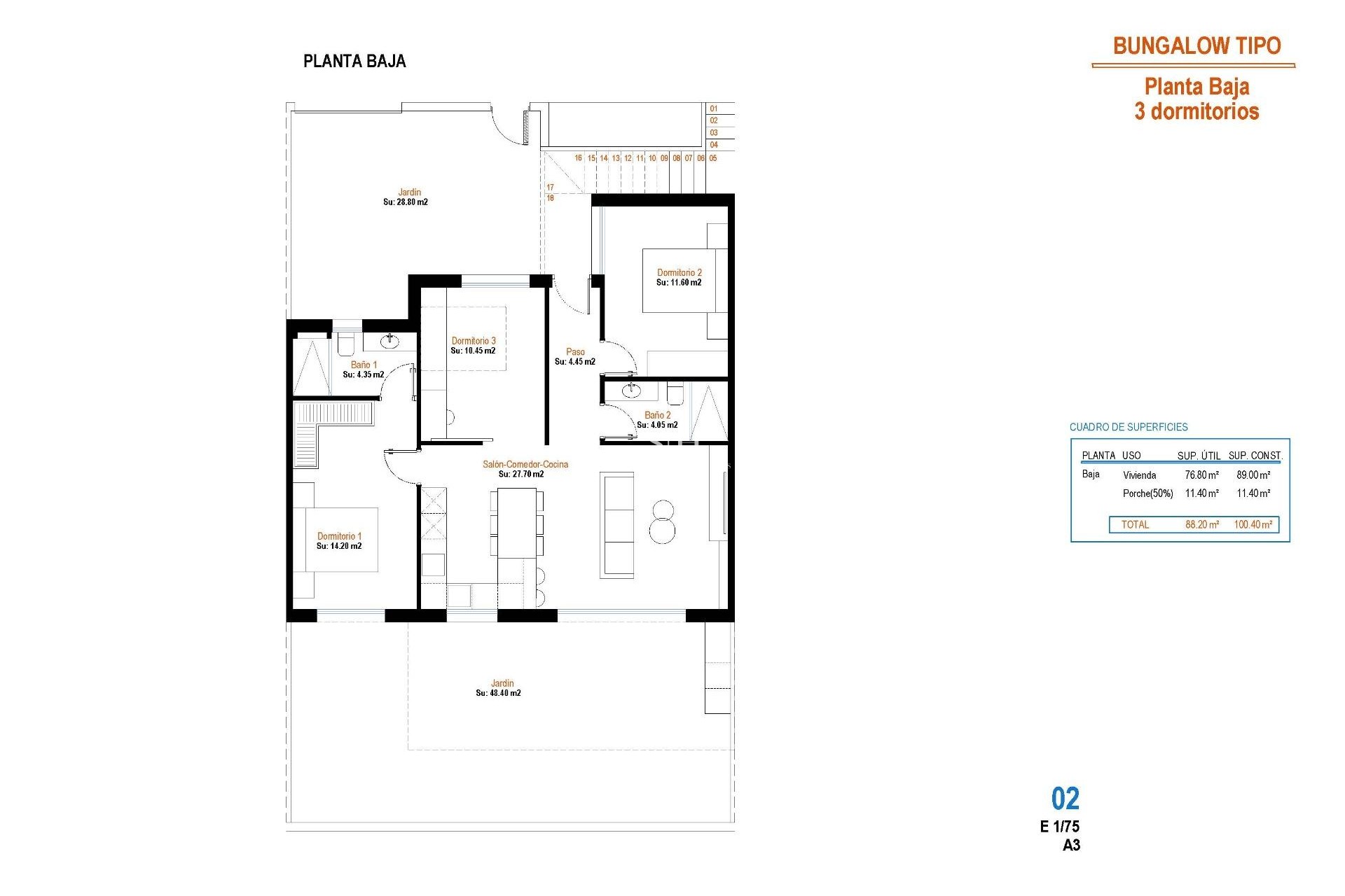 Nybyggnation - Bungalow - Alhama De Murcia - Condado De Alhama
