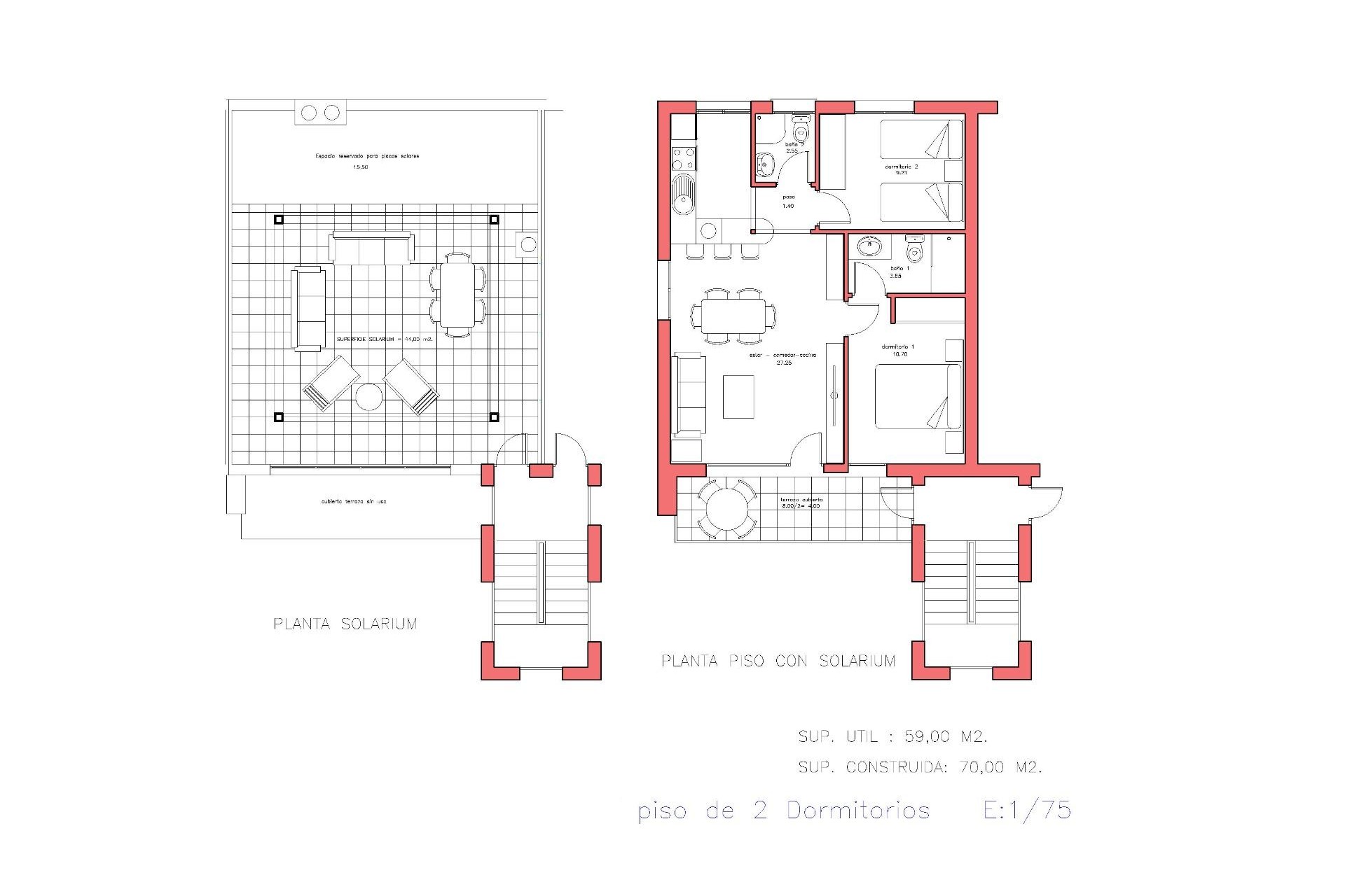 Nybyggnation - Bungalow - Fuente Álamo - La Pinilla