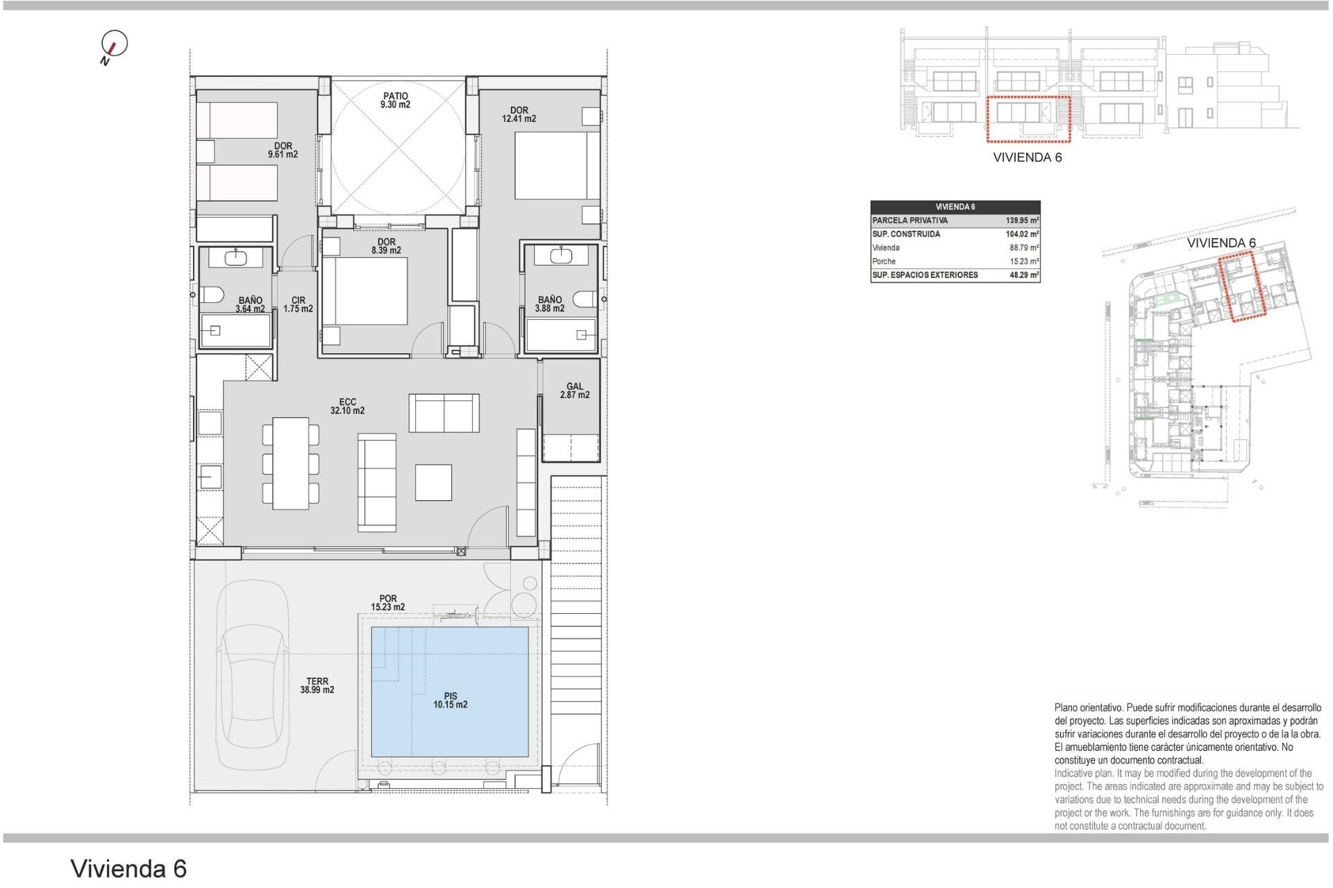 Nybyggnation - Bungalow - Pilar de la Horadada - pueblo