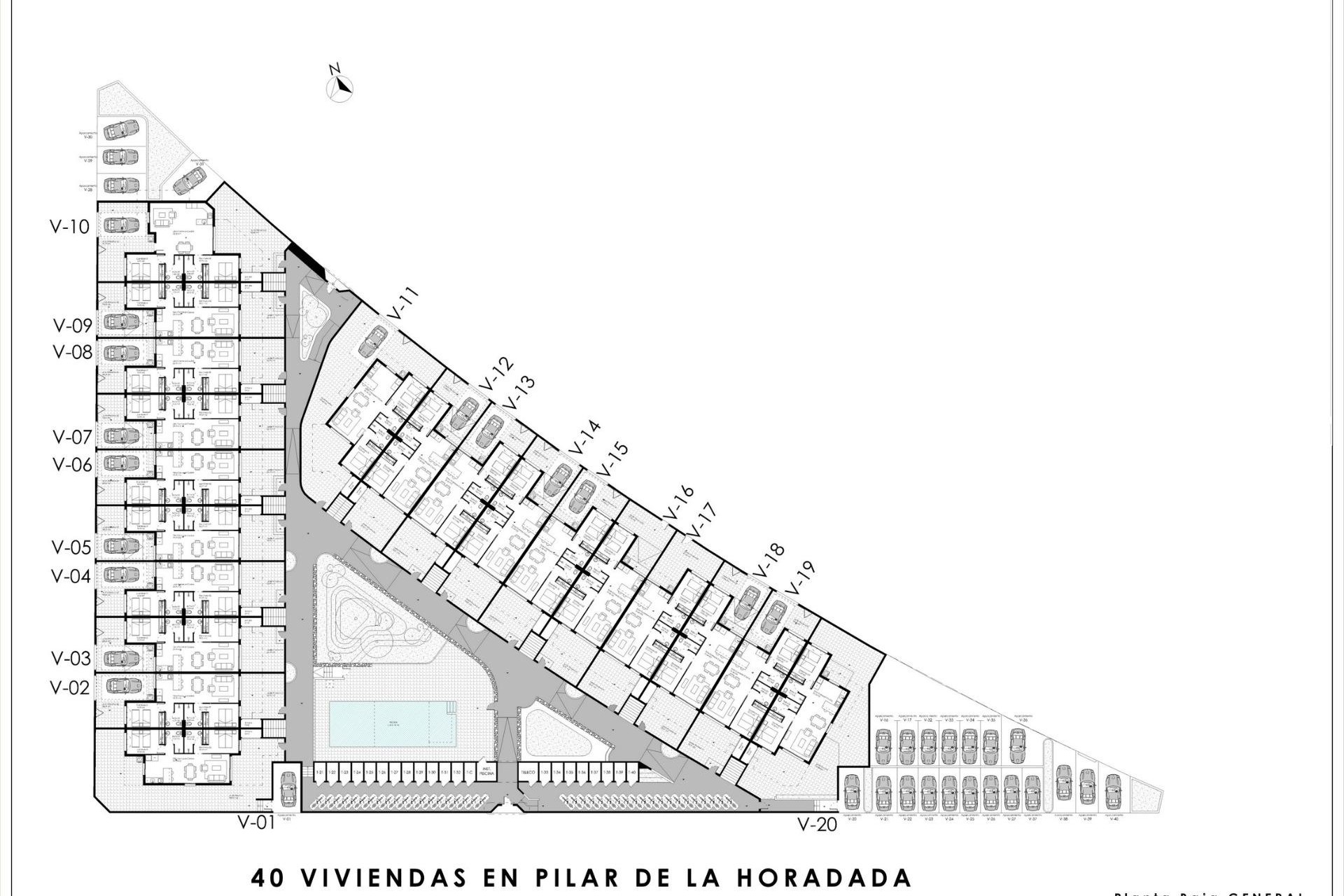 Nybyggnation - Bungalow - Pilar de la Horadada - pueblo