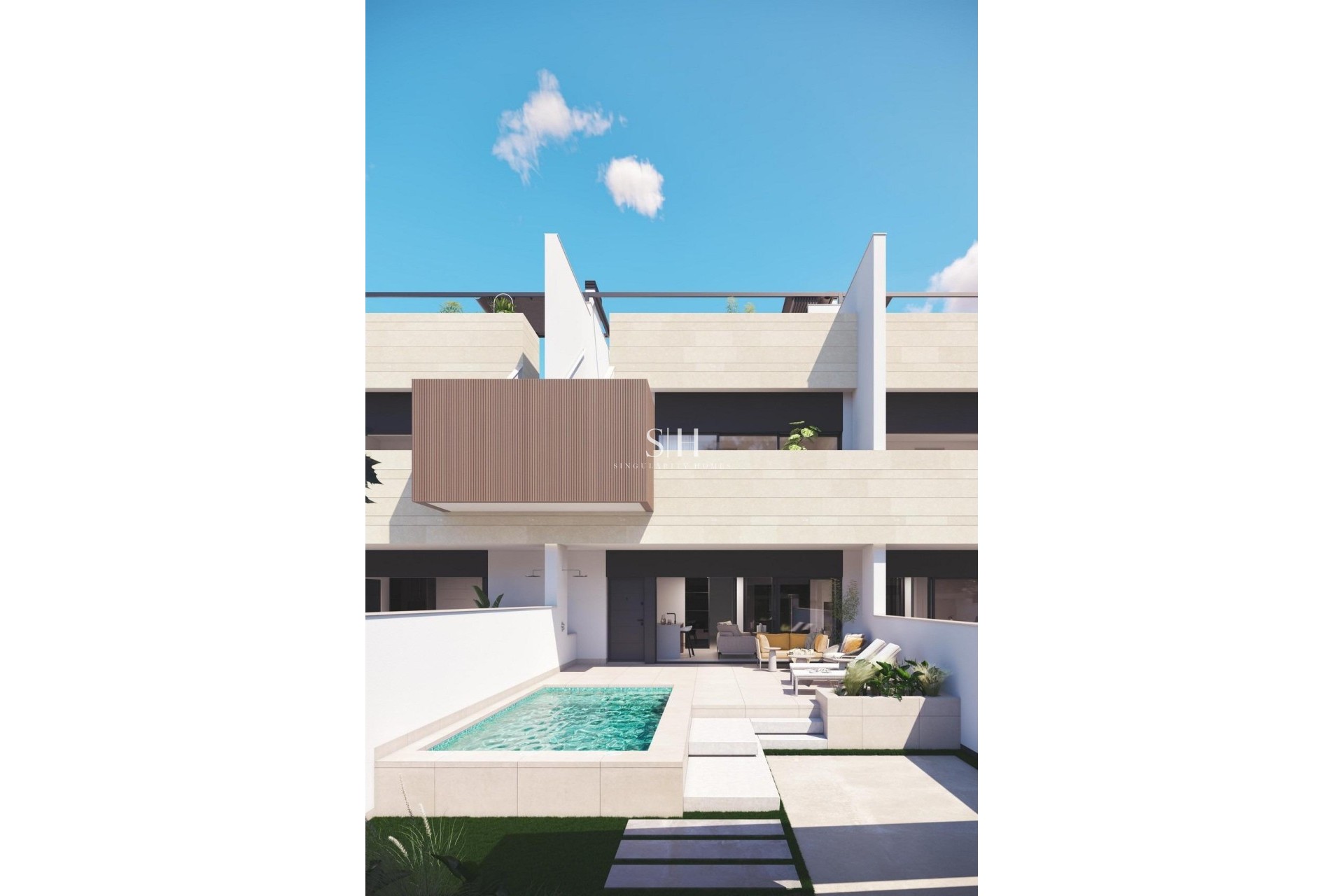 Nybyggnation - Bungalow - Pilar de la Horadada - pueblo