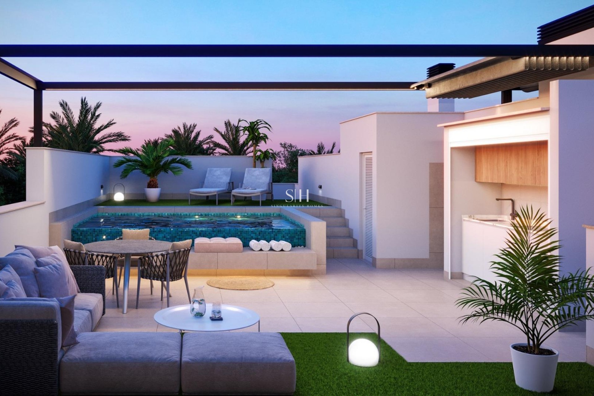 Nybyggnation - Bungalow - Pilar de la Horadada - pueblo