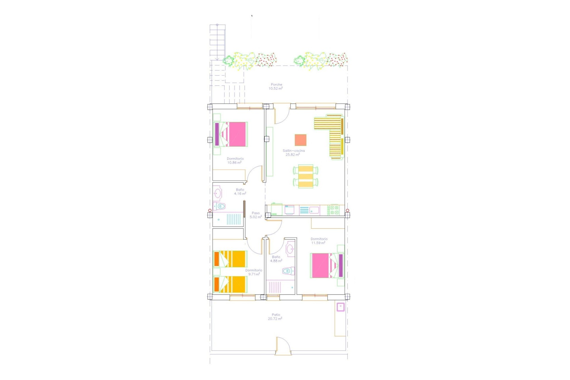 Nybyggnation - Bungalow - San Javier - pueblo