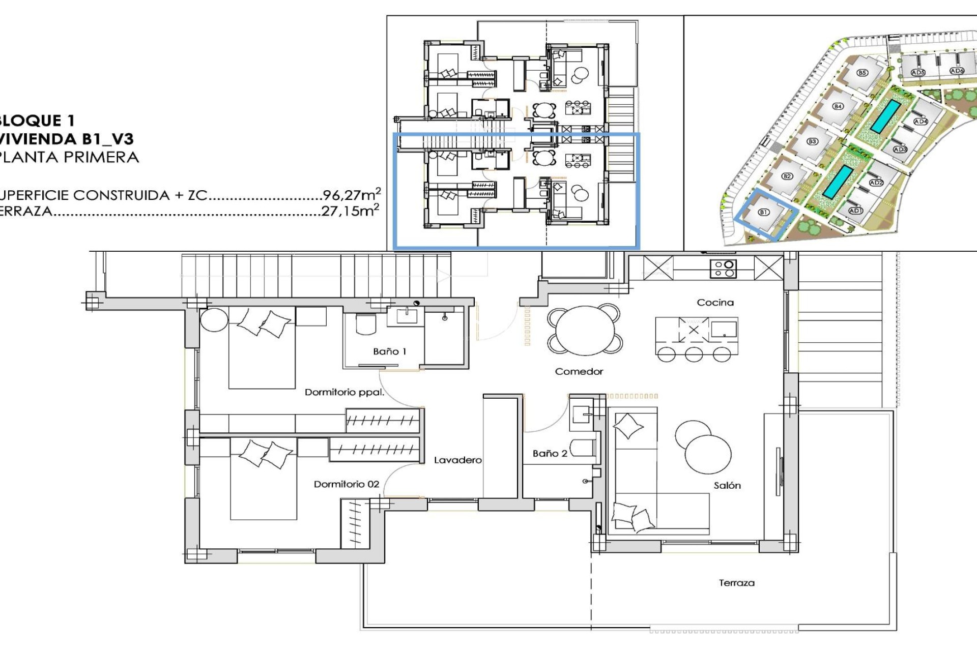 Nybyggnation - Lägenhet / lägenhet - Torre Pacheco - Santa Rosalia Lake And Life Resort
