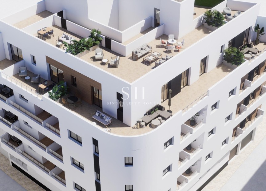Nybyggnation - Lägenhet / lägenhet - Torrevieja - pueblo