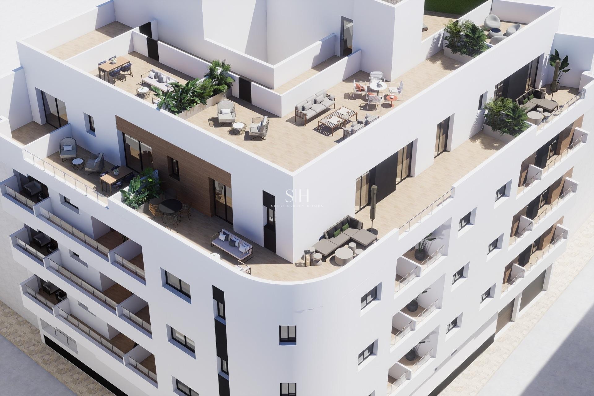 Nybyggnation - Lägenhet / lägenhet - Torrevieja - pueblo