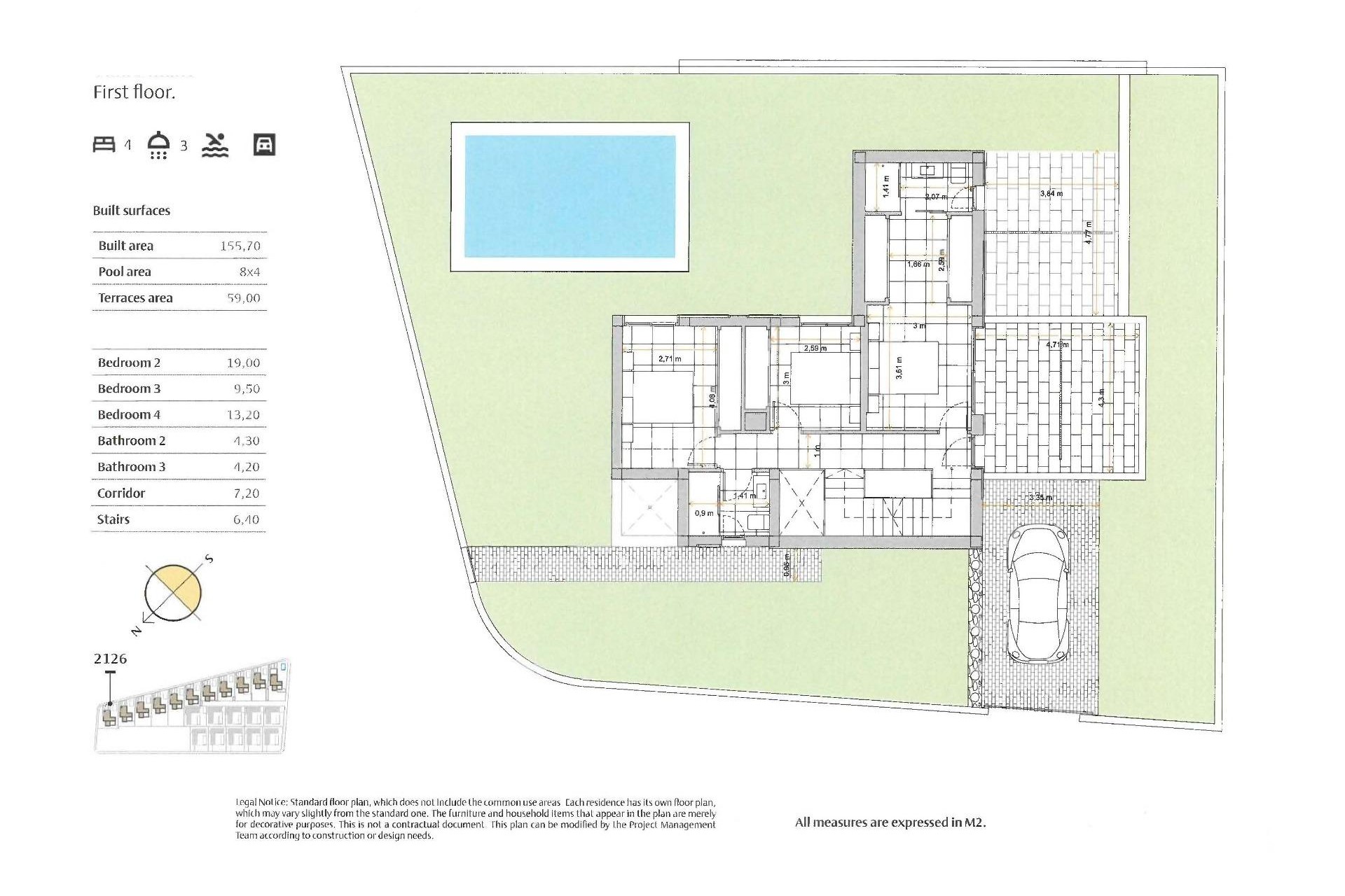 Nybyggnation - Villa - Algorfa - La Finca Golf
