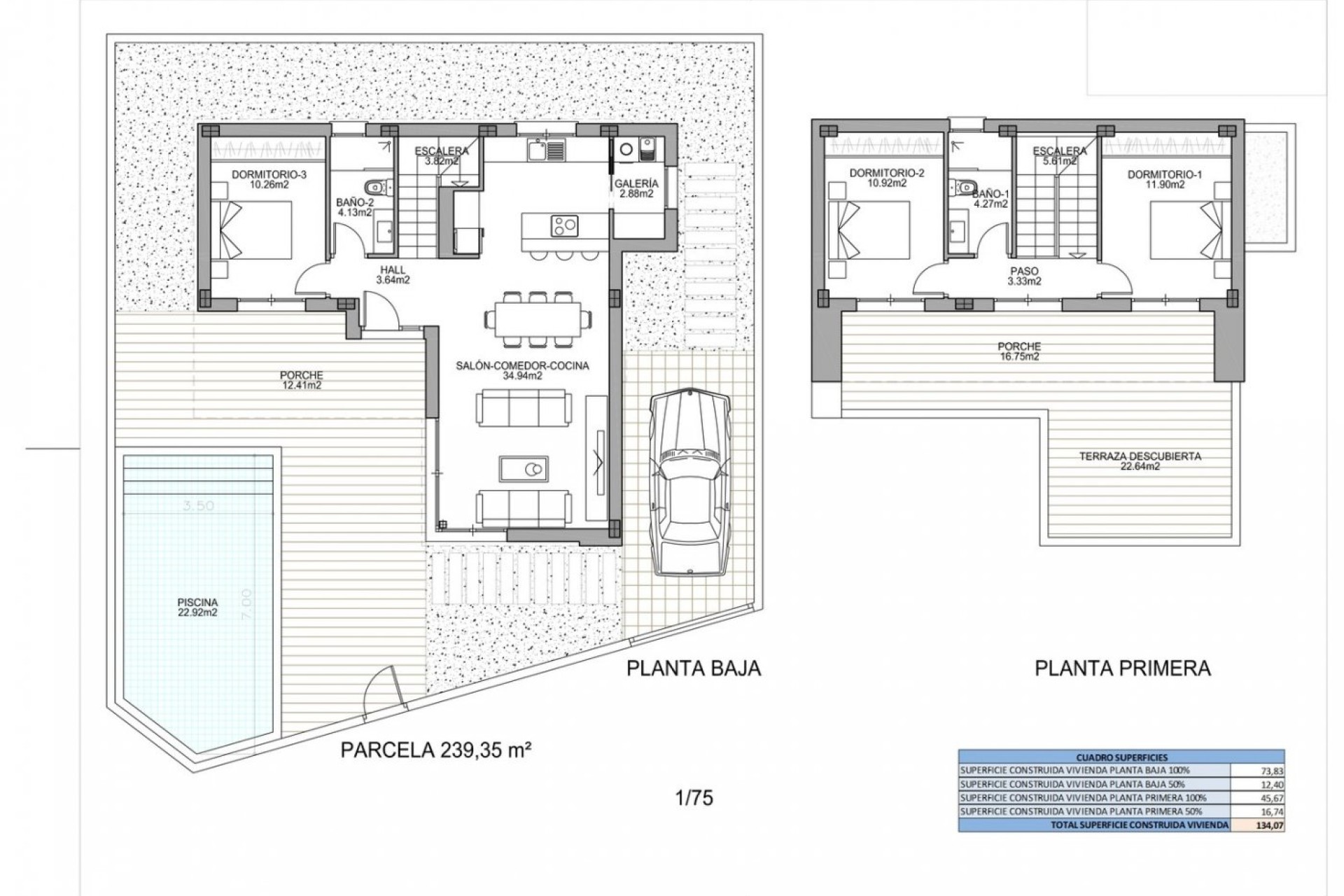 Nybyggnation - Villa - Benijofar - Polideportivo