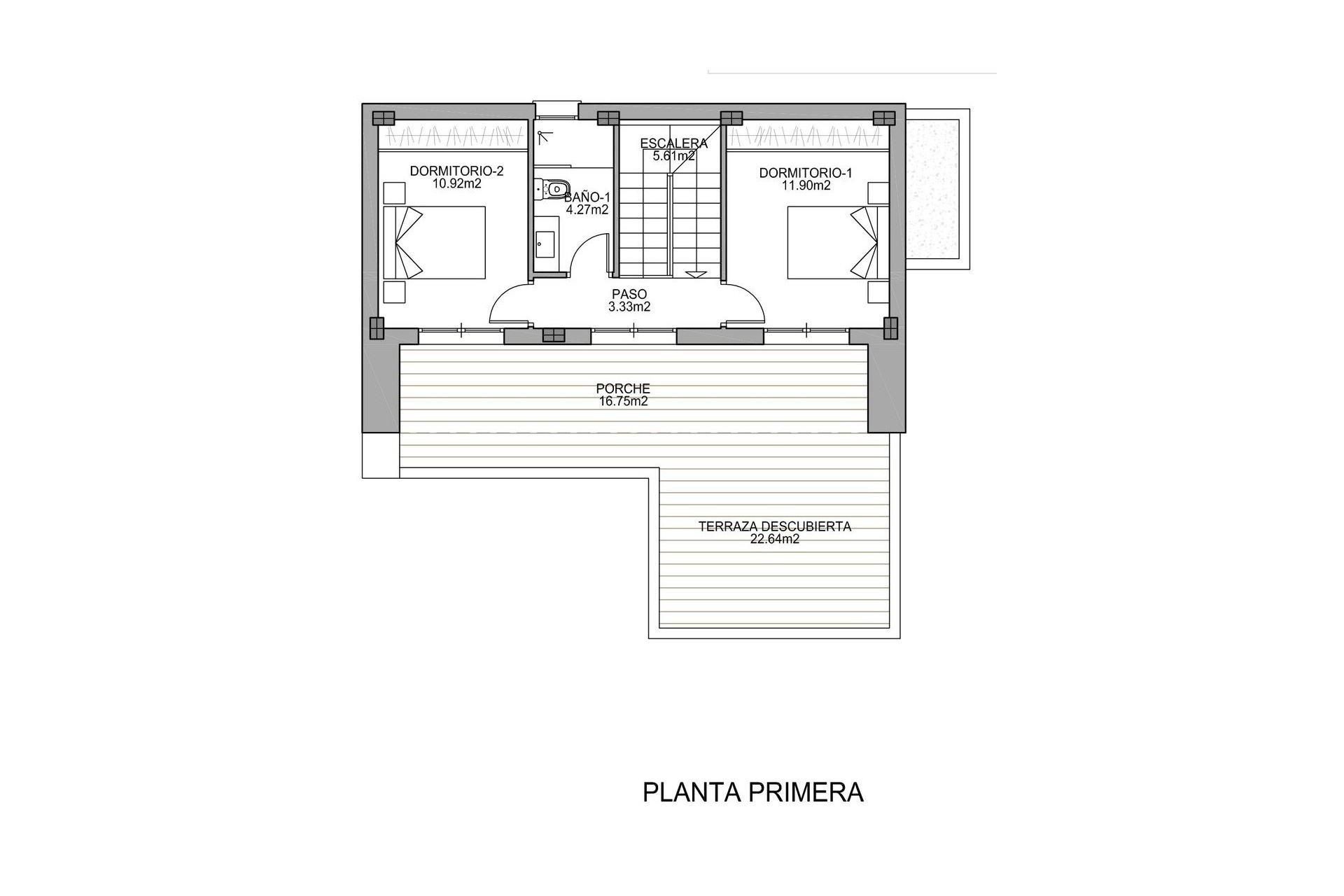 Nybyggnation - Villa - Benijofar - Polideportivo