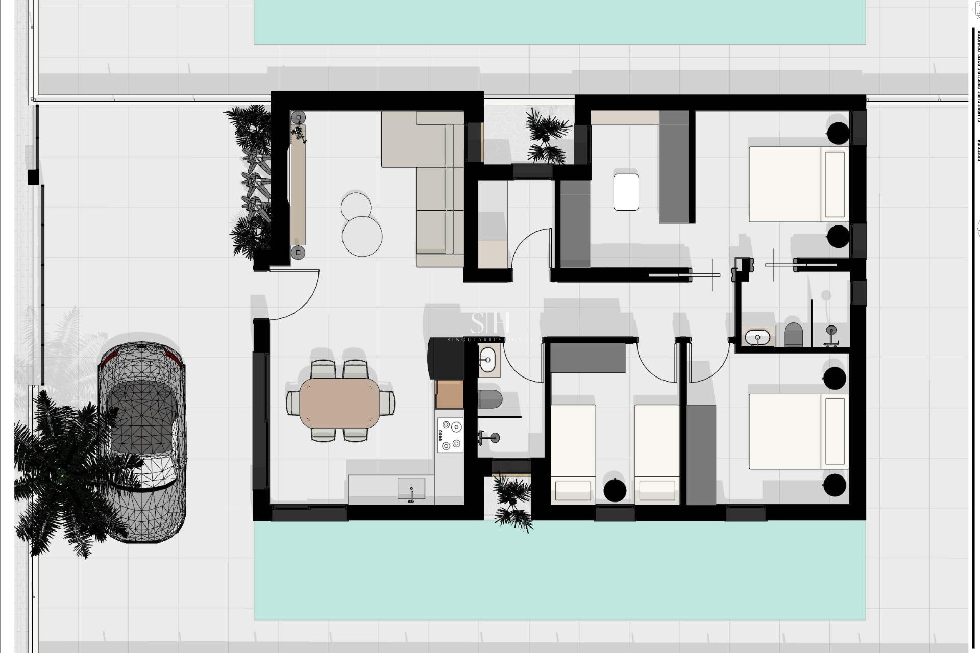Nybyggnation - Villa - Benijofar - Urb. Monteazul
