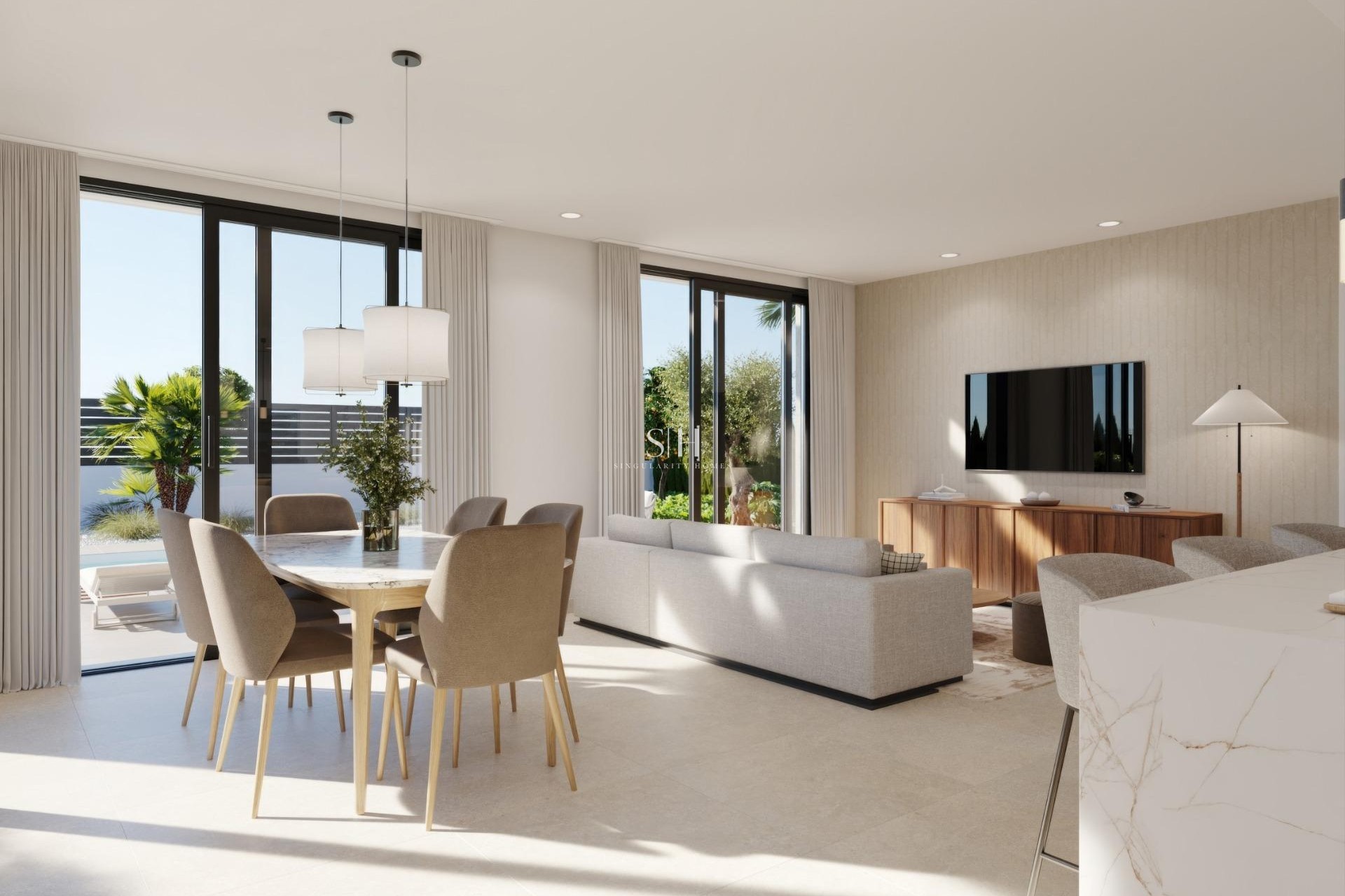 Nybyggnation - Villa - Fuente Álamo - Hacienda Del Álamo Golf