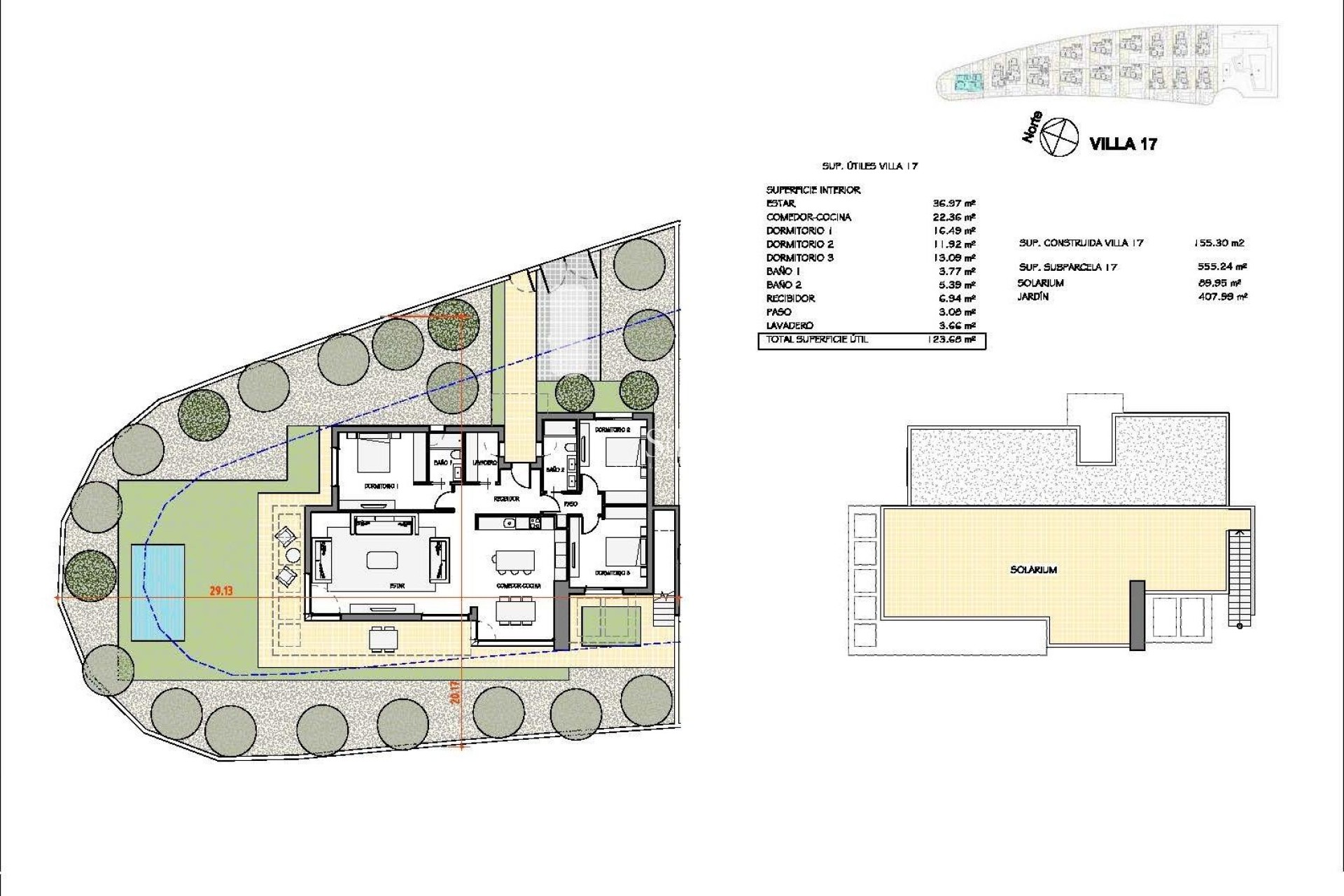 Nybyggnation - Villa - Fuente Álamo - Hacienda Del Álamo Golf