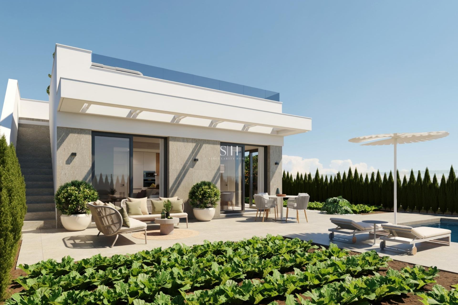 Nybyggnation - Villa - Fuente Álamo - Hacienda Del Álamo Golf