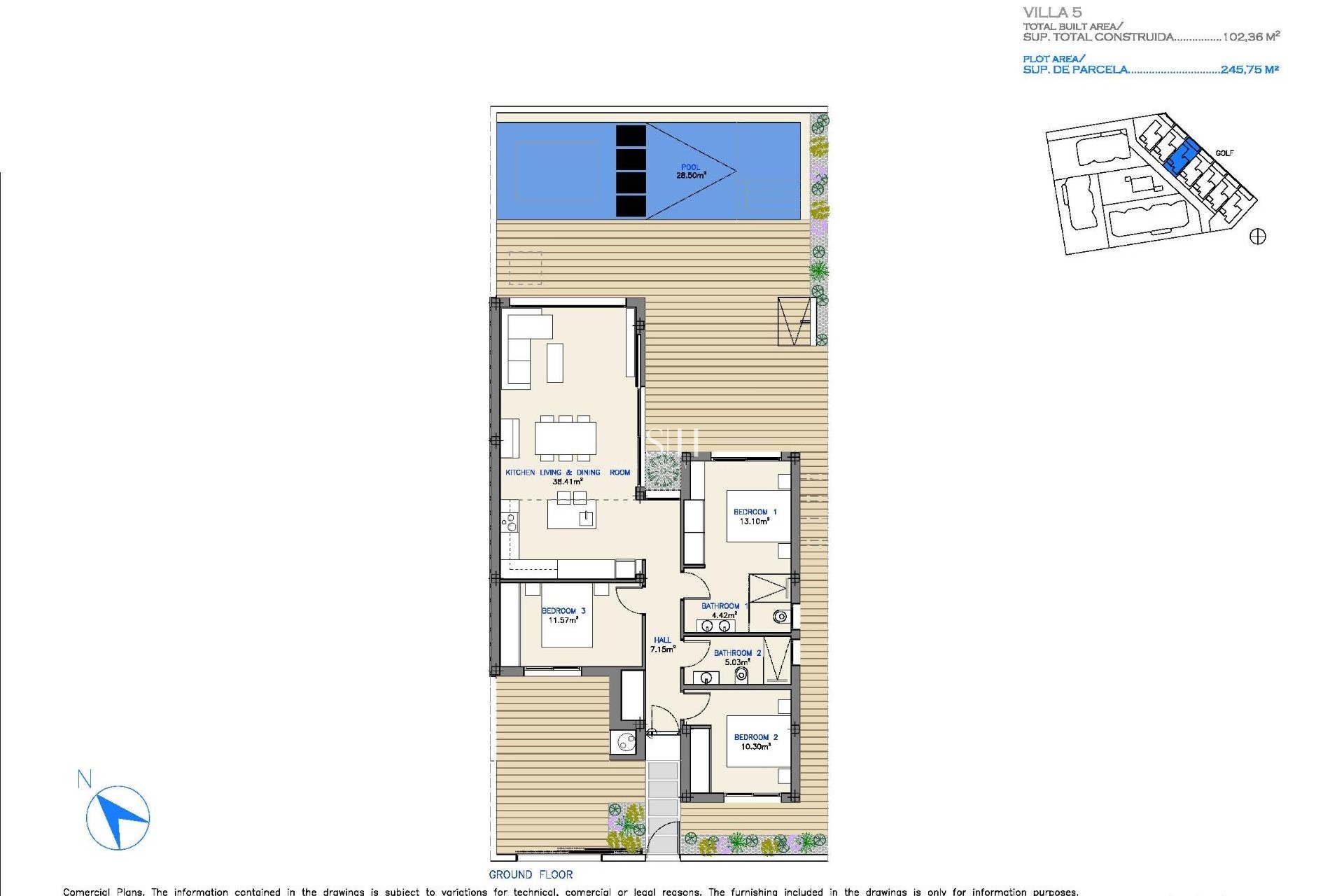 Nybyggnation - Villa - Los Alcázares - Serena Golf