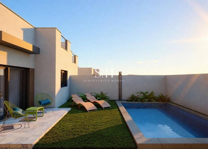 Nybyggnation - Villa - Mazarron - Country Club