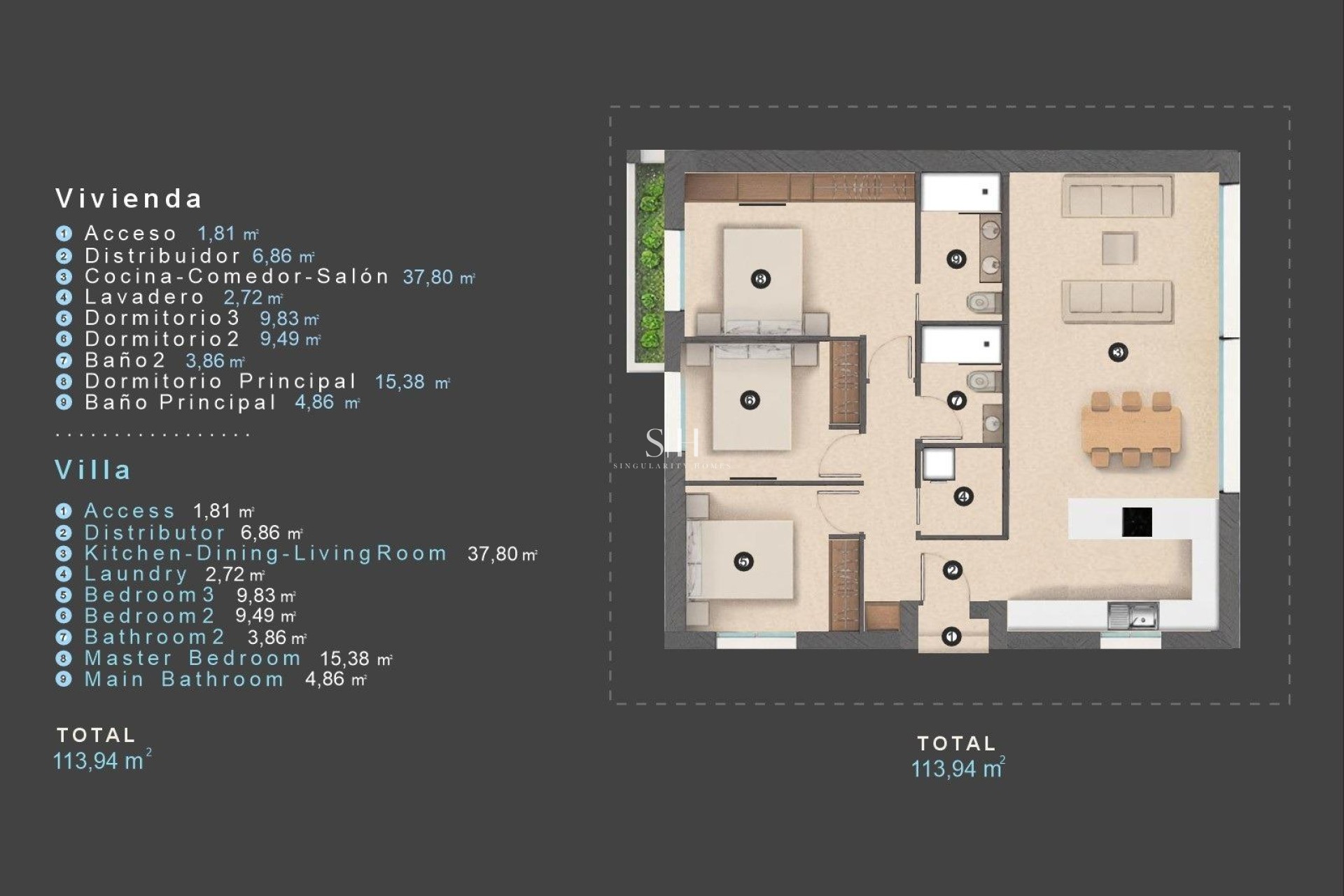 Nybyggnation - Villa - Orihuela Costa - Las Filipinas