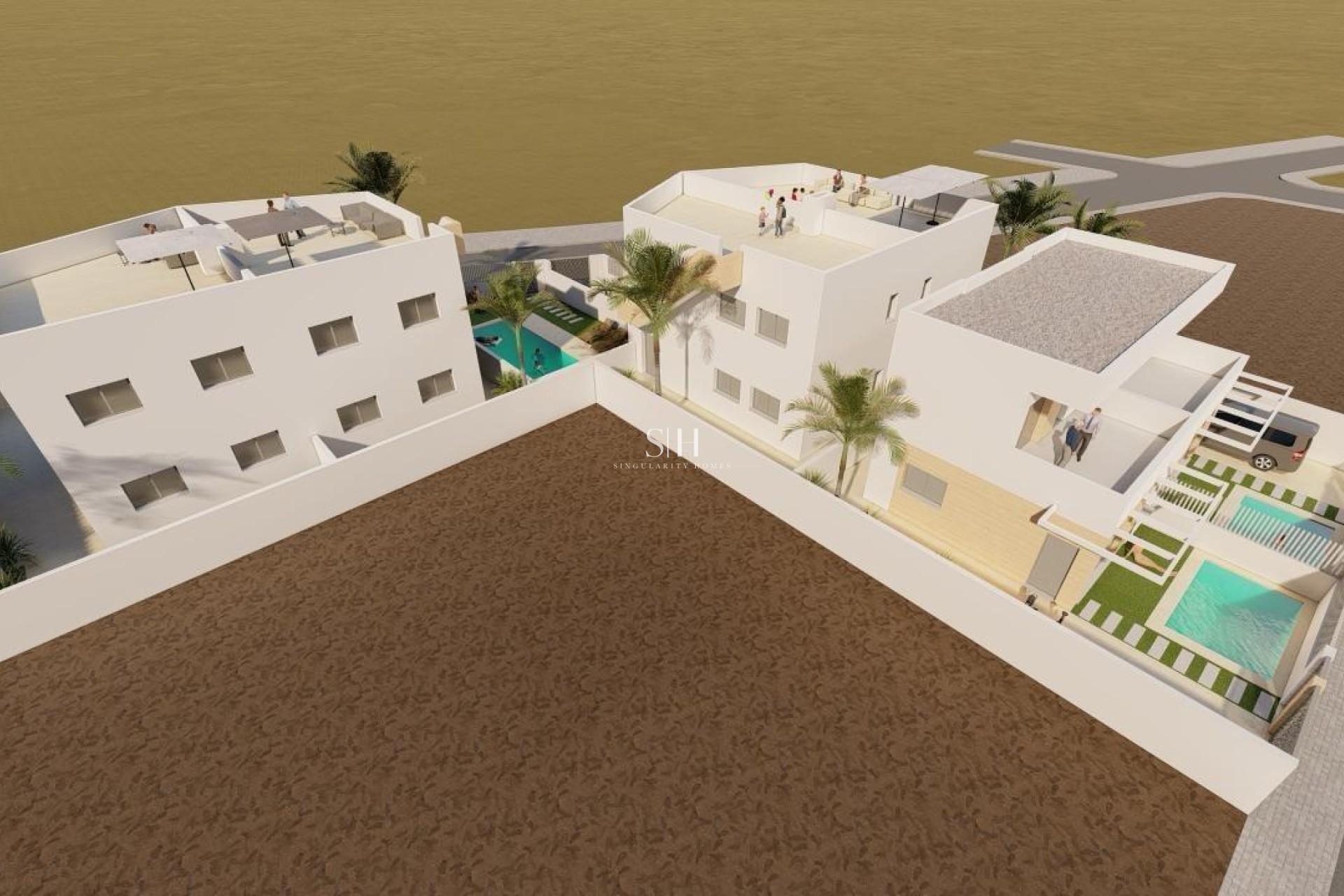 Nybyggnation - Villa - Puerto de Mazarron - Mar De Plata