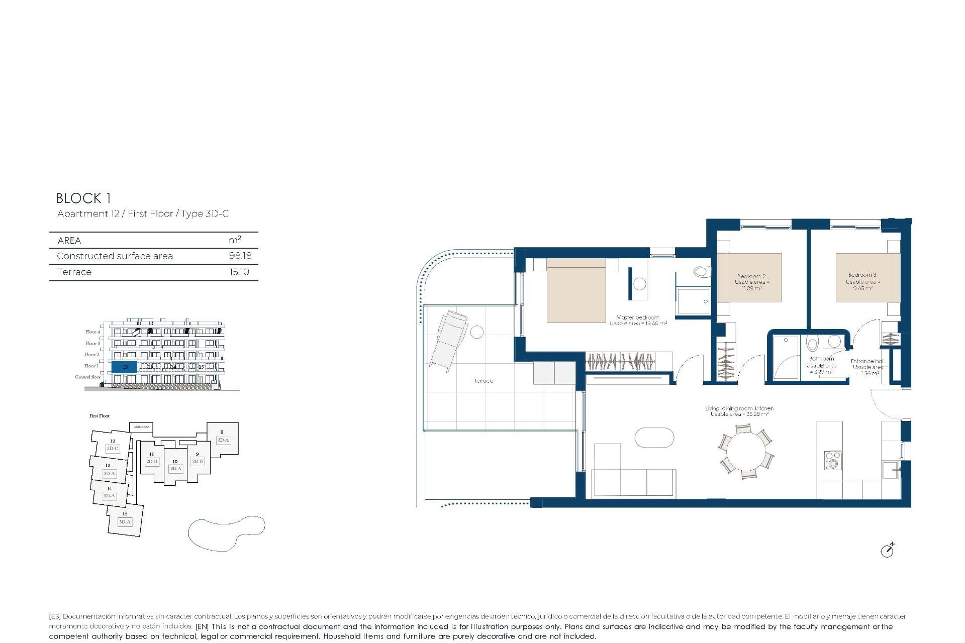 Obra nueva - Apartamento / piso - Baños y Mendigo - El Valle Golf