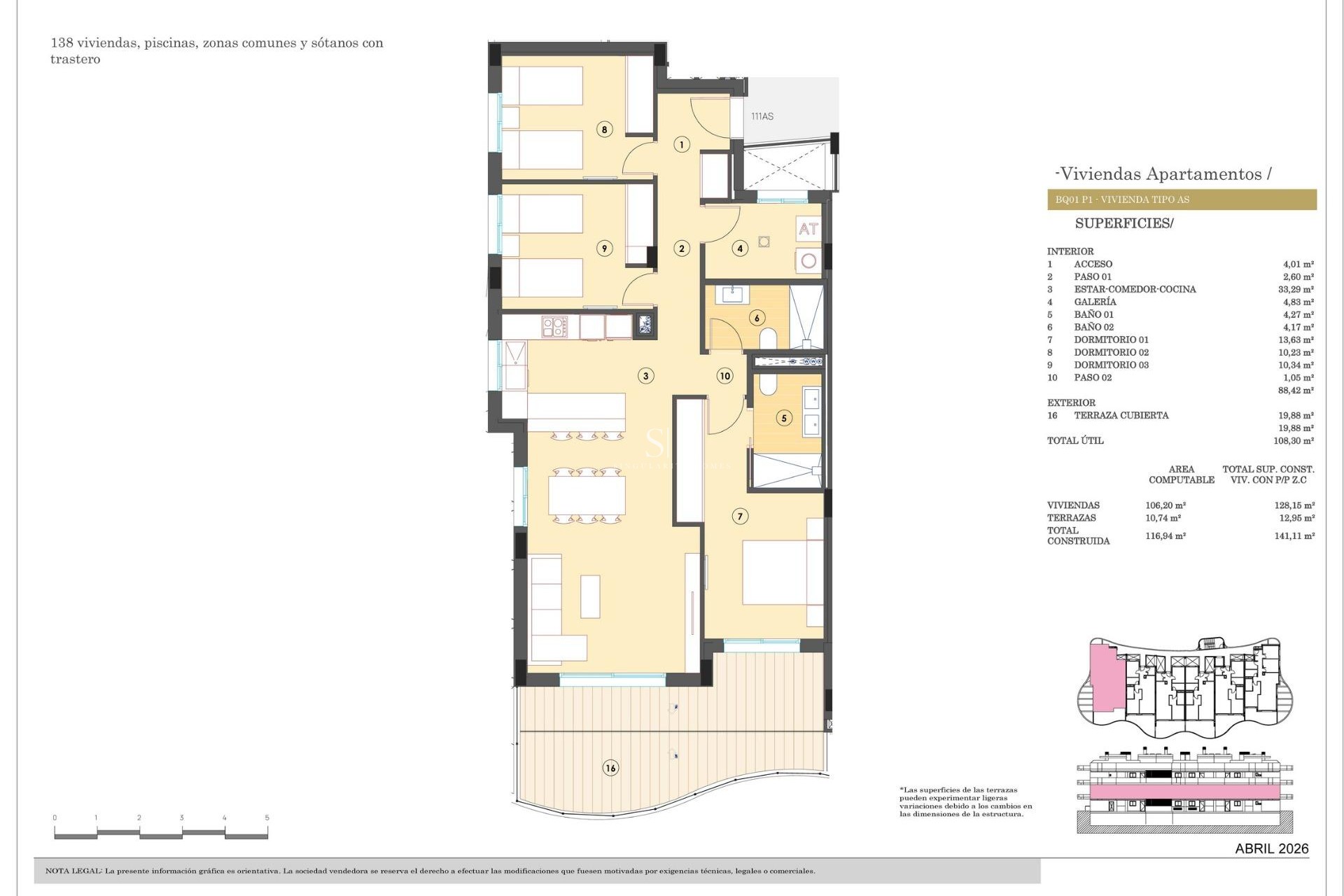 Obra nueva - Apartamento / piso - Finestrat - Campana Garden