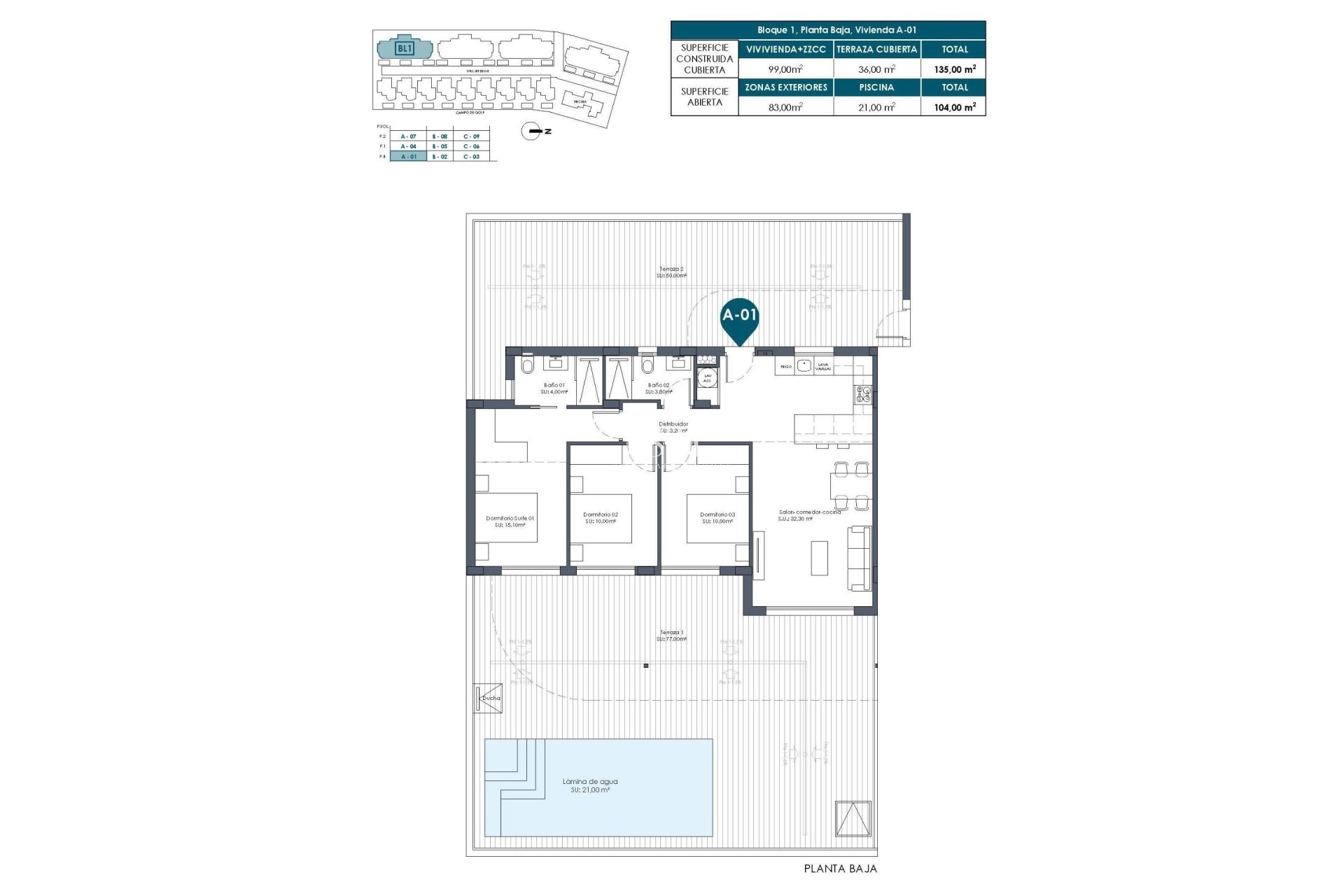 Obra nueva - Apartamento / piso - Los Alcázares - Serena Golf