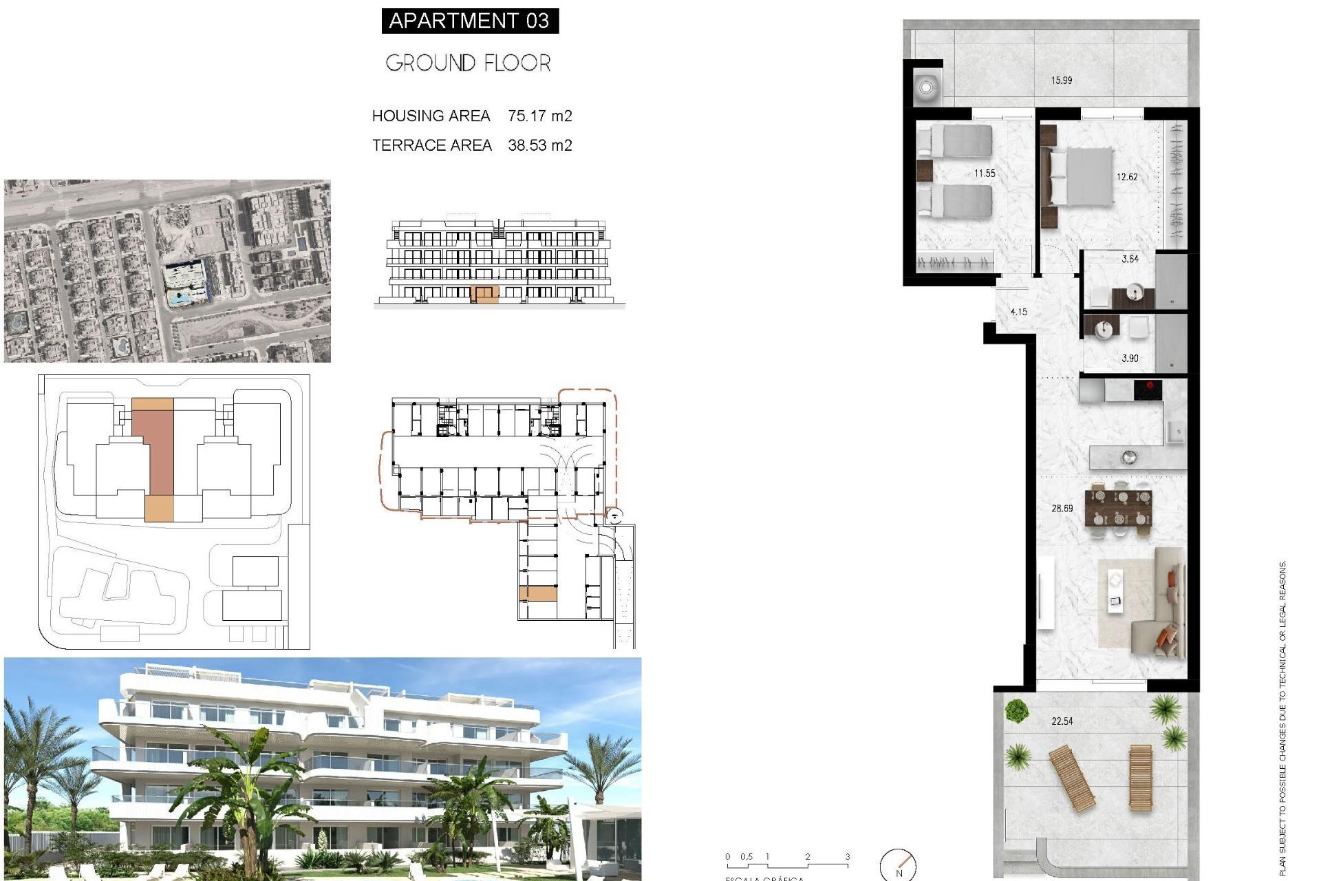 Obra nueva - Apartamento / piso - Orihuela Costa - Lomas de Cabo Roig