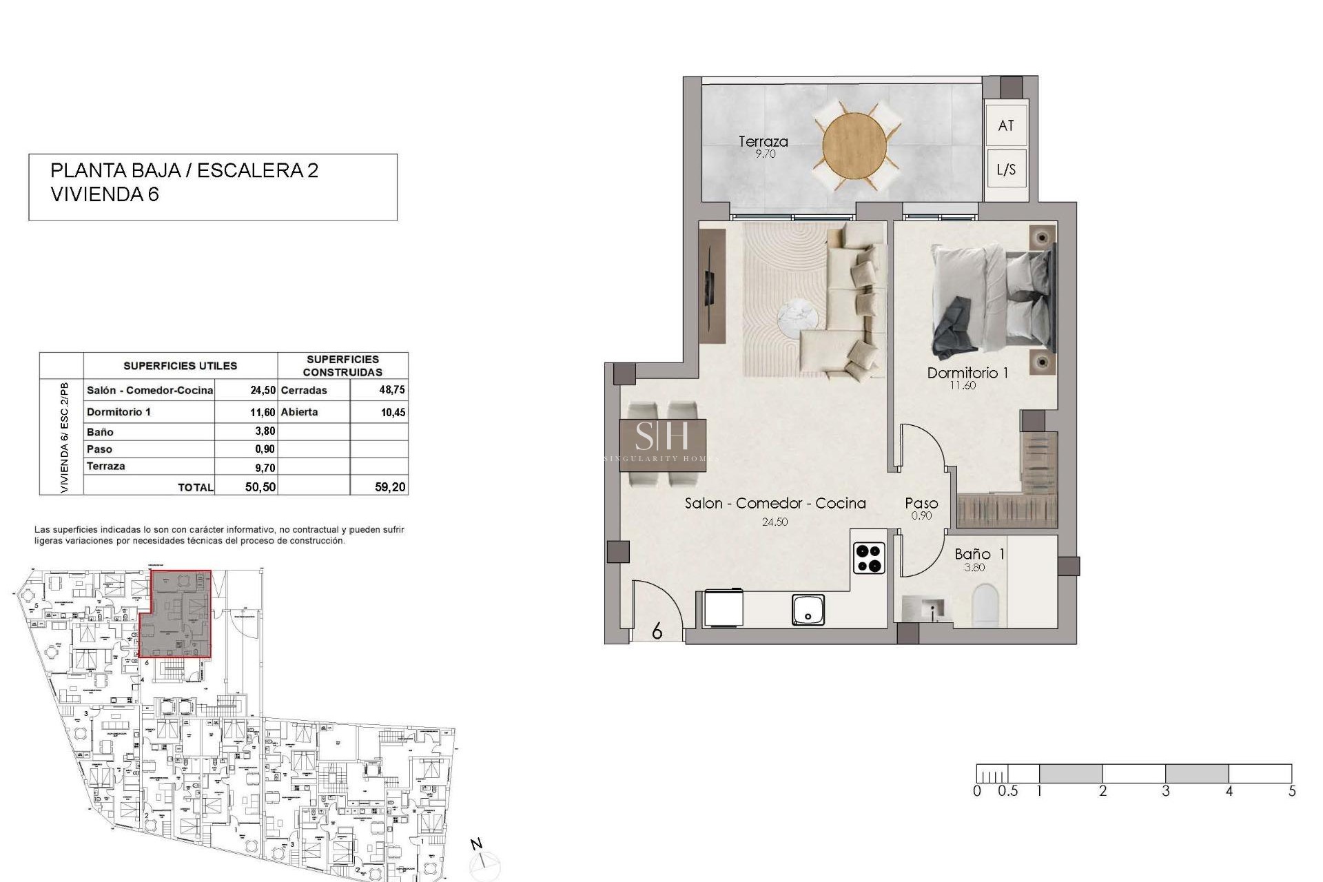 Obra nueva - Apartamento / piso - Santa Pola - Estacion de autobuses